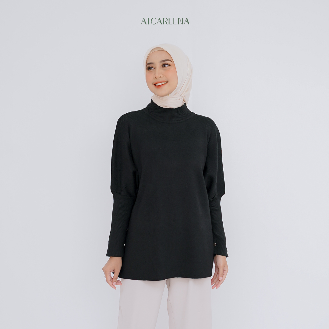 Avina top - top knit - atasan wanita - Kemeja wanita - Blouse wanita - knit wanita