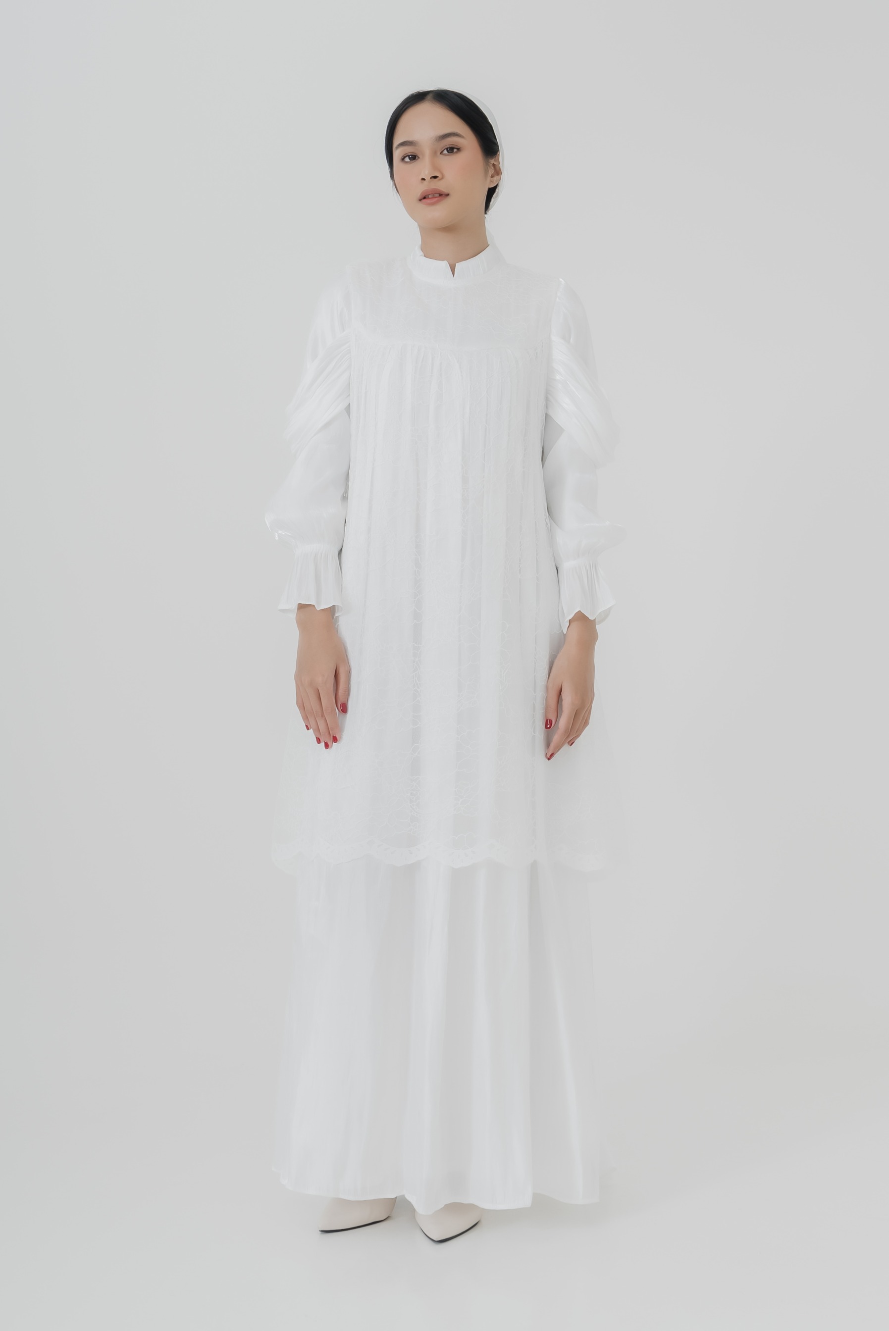 Basia dress - dress wanita muslim - dress lengan panjang - dress panjang - maxi dress