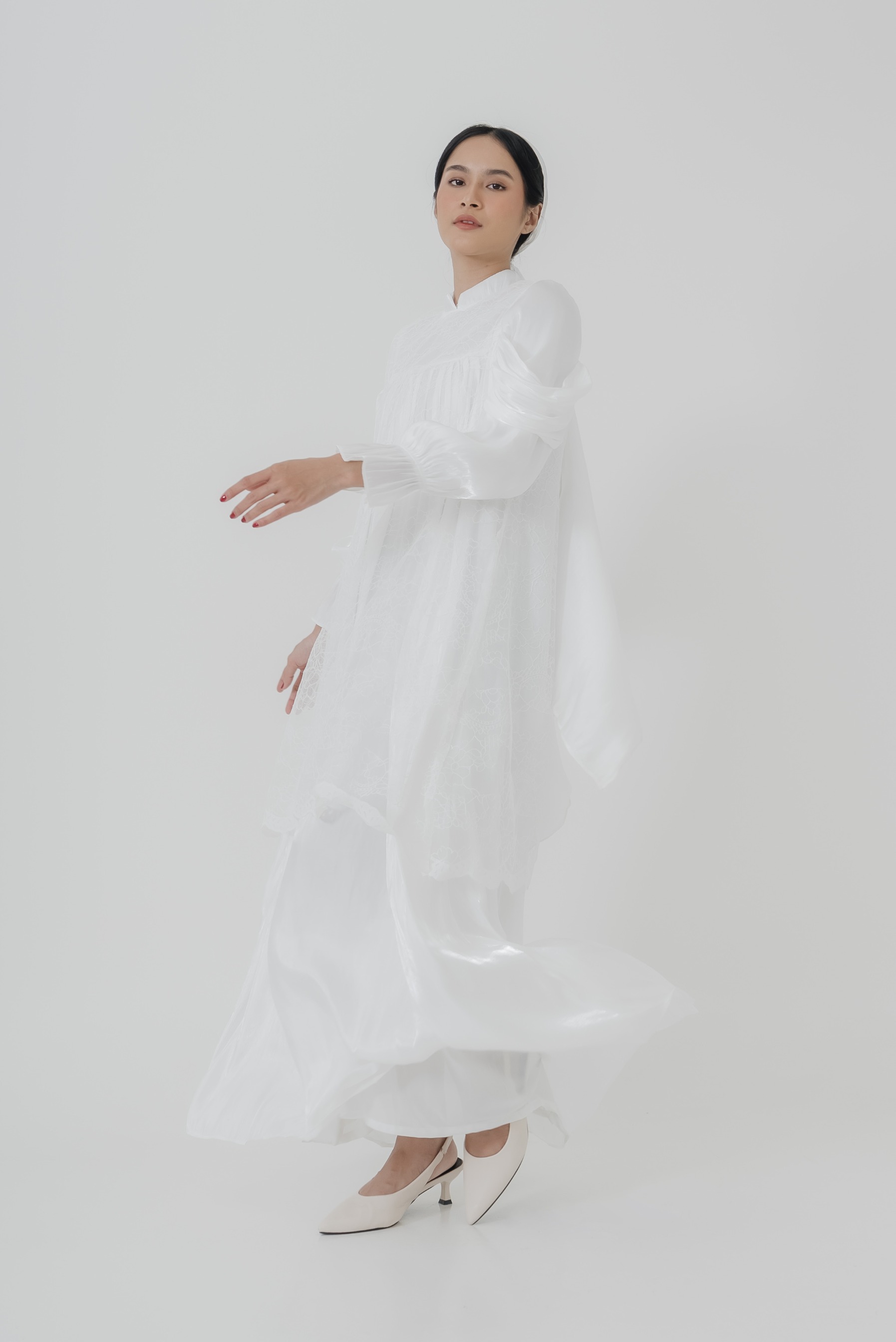 Basia dress - dress wanita muslim - dress lengan panjang - dress panjang - maxi dress