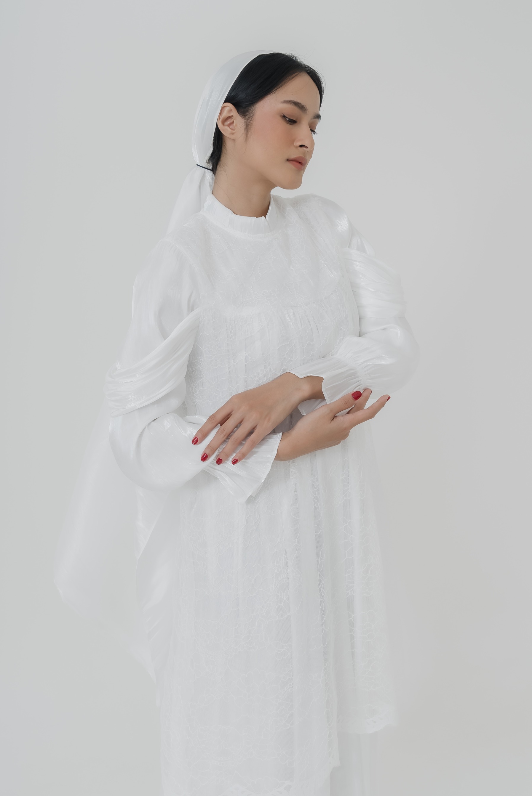 Basia dress - dress wanita muslim - dress lengan panjang - dress panjang - maxi dress