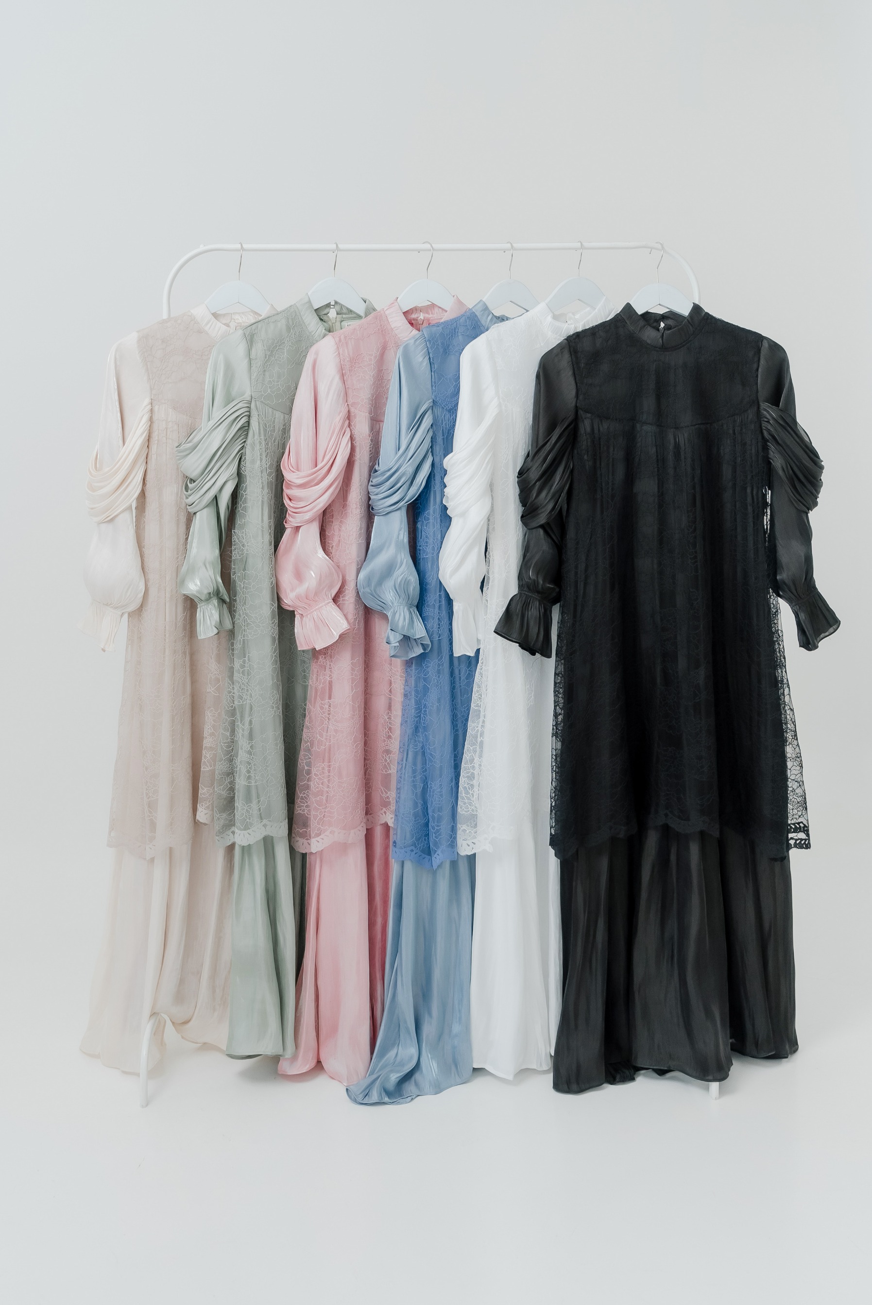 Basia dress - dress wanita muslim - dress lengan panjang - dress panjang - maxi dress