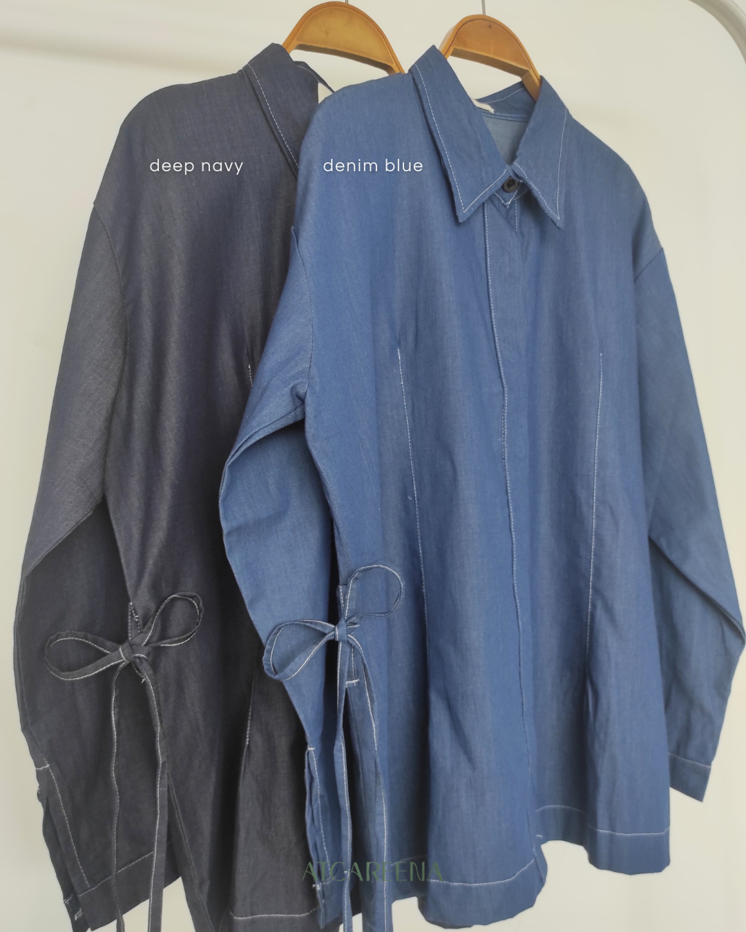 Valerie denim wash shirt - Kemeja jeans wanita