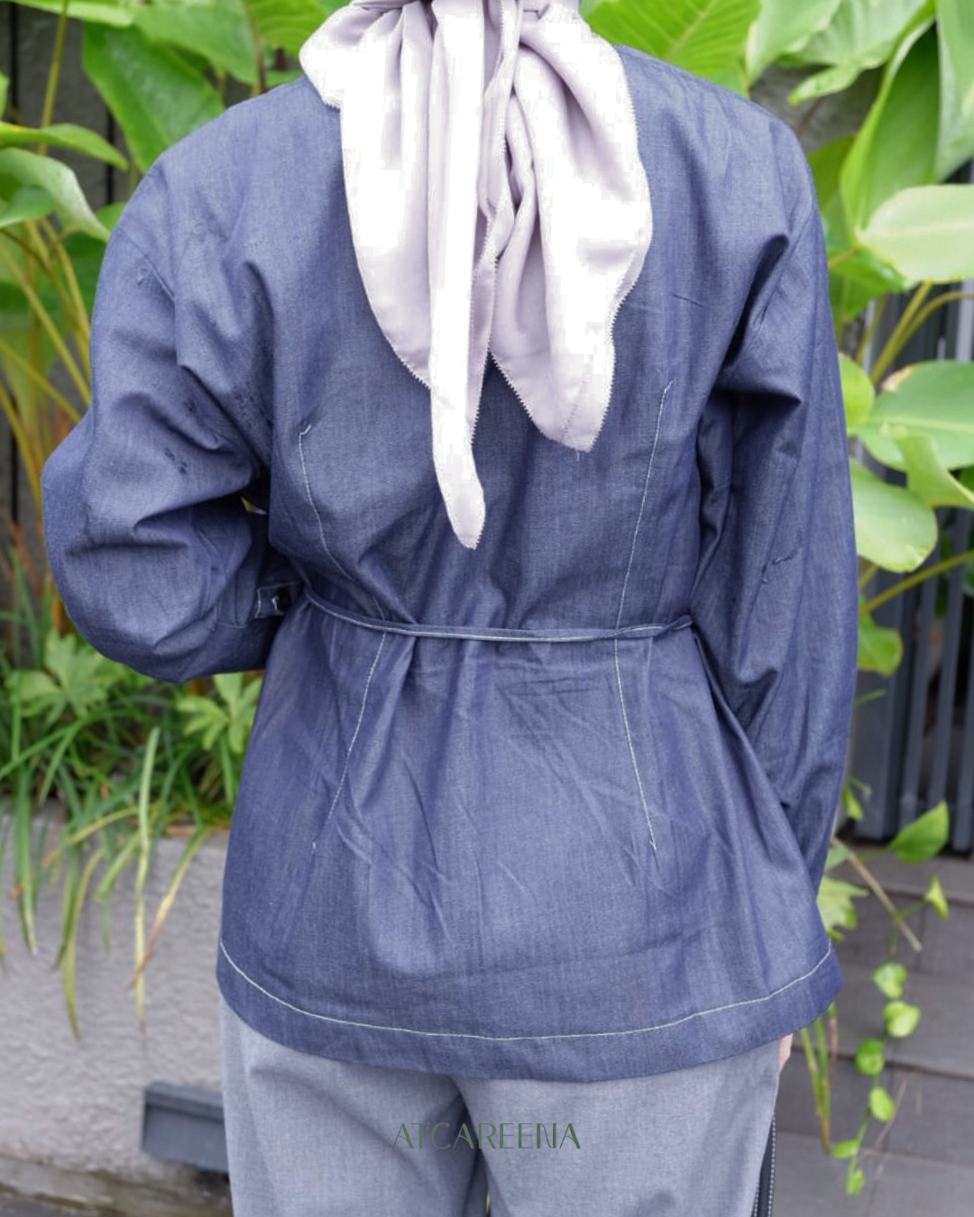 Valerie denim wash shirt - Kemeja jeans wanita