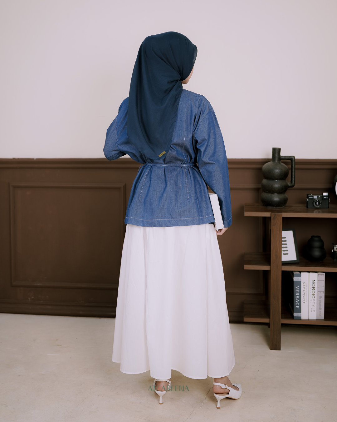 Valerie denim wash shirt - Kemeja jeans wanita