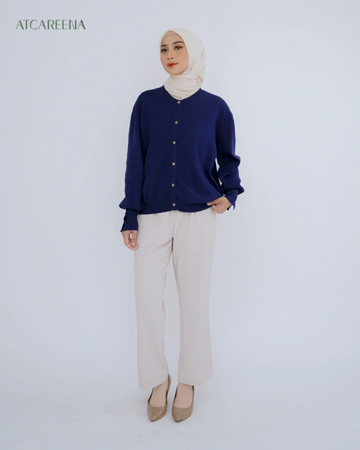Image of atcareena - daishi knit - atasan wanita - kemeja wanita - top wanita
