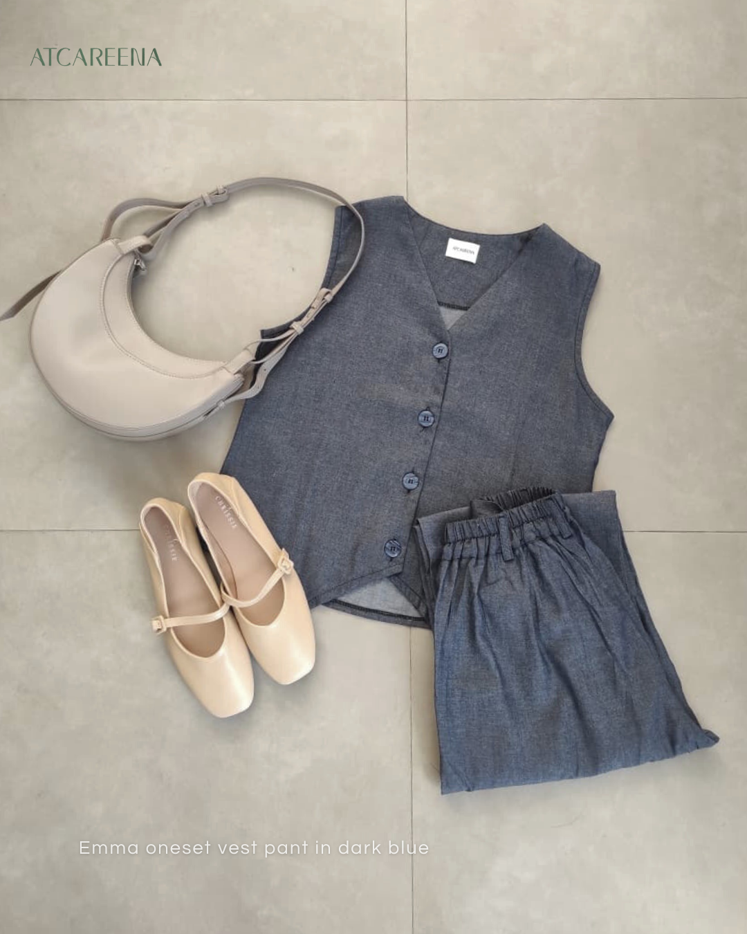 Emma oneset vest pant