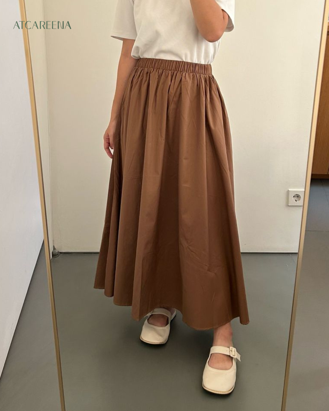 Aspen skirt - rok Panjang wanita - rok rample