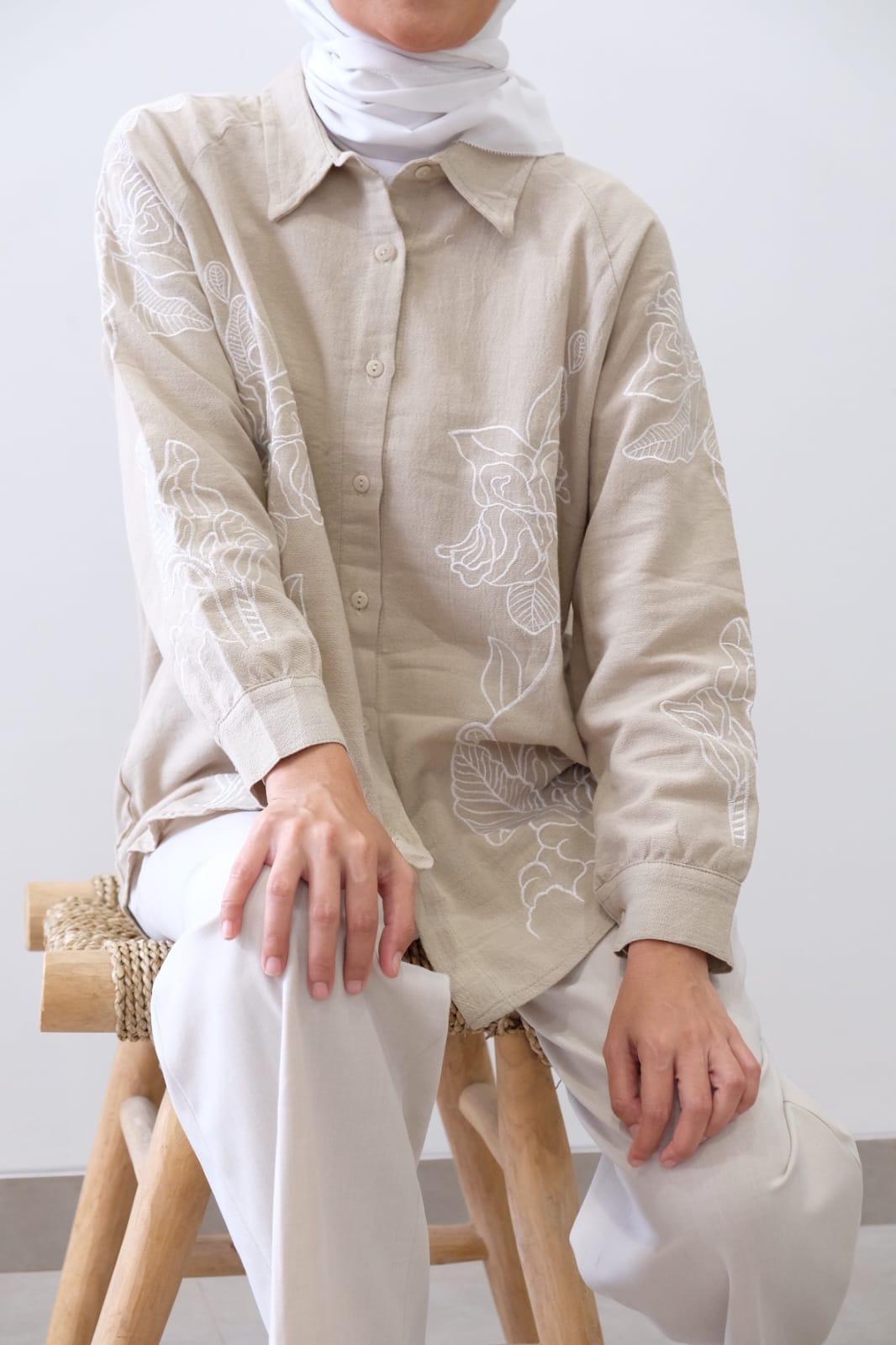 Anya Shirt - Kemeja wanita - Blouse wanita -kemaja linen
