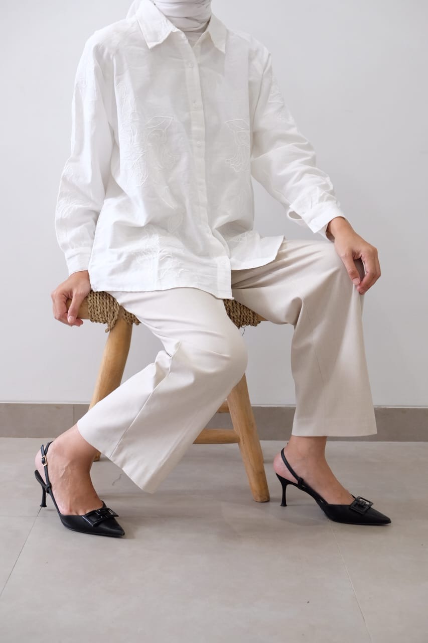Anya Shirt - Kemeja wanita - Blouse wanita -kemaja linen