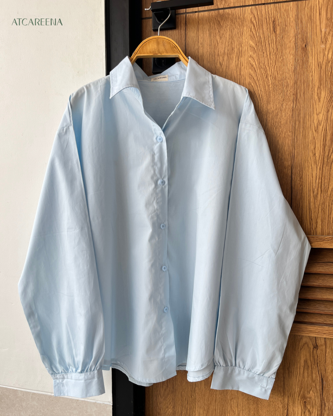 Calla basic top kemeja wanita premium - kemeja wanita - basic top - kemeja polos - atasan wanita polos 
