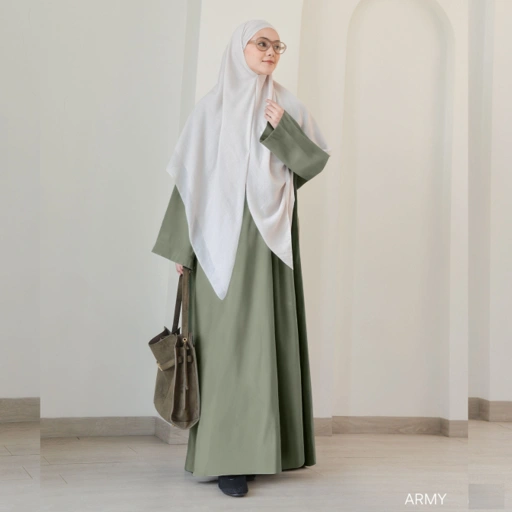 Abaya Cupro Army