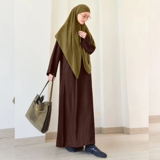 Abaya Cupro Brown