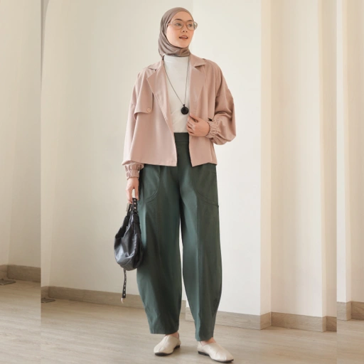 Image of Barrel Jeans Green Army