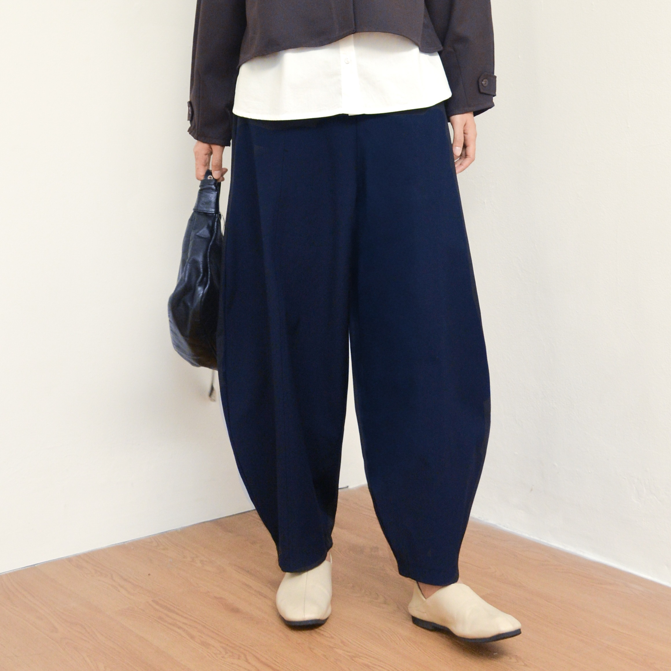 Barrel Pants Navy