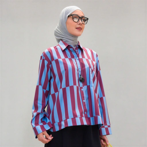 Boxy Printed Shirt Dazzle