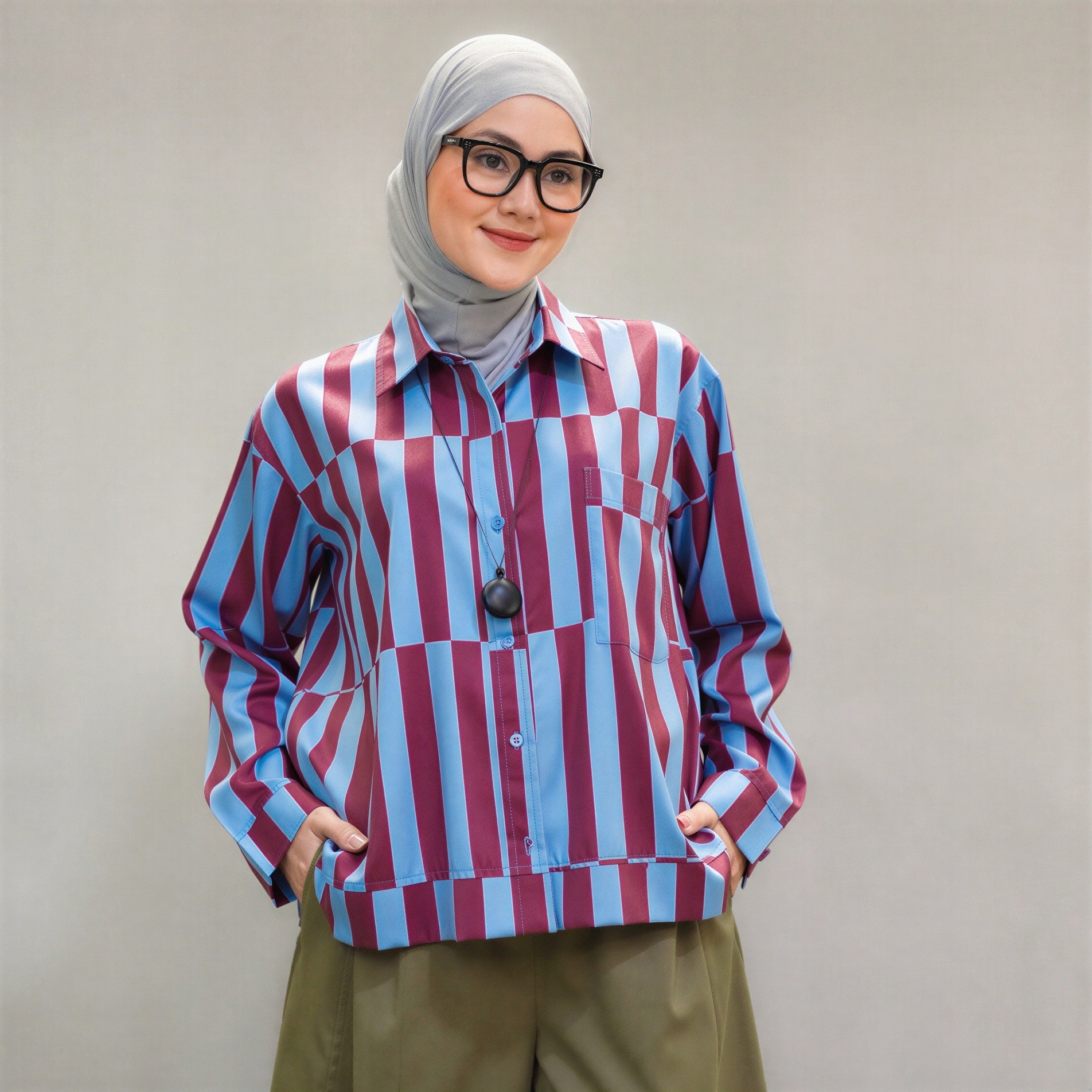 Boxy Printed Shirt Dazzle