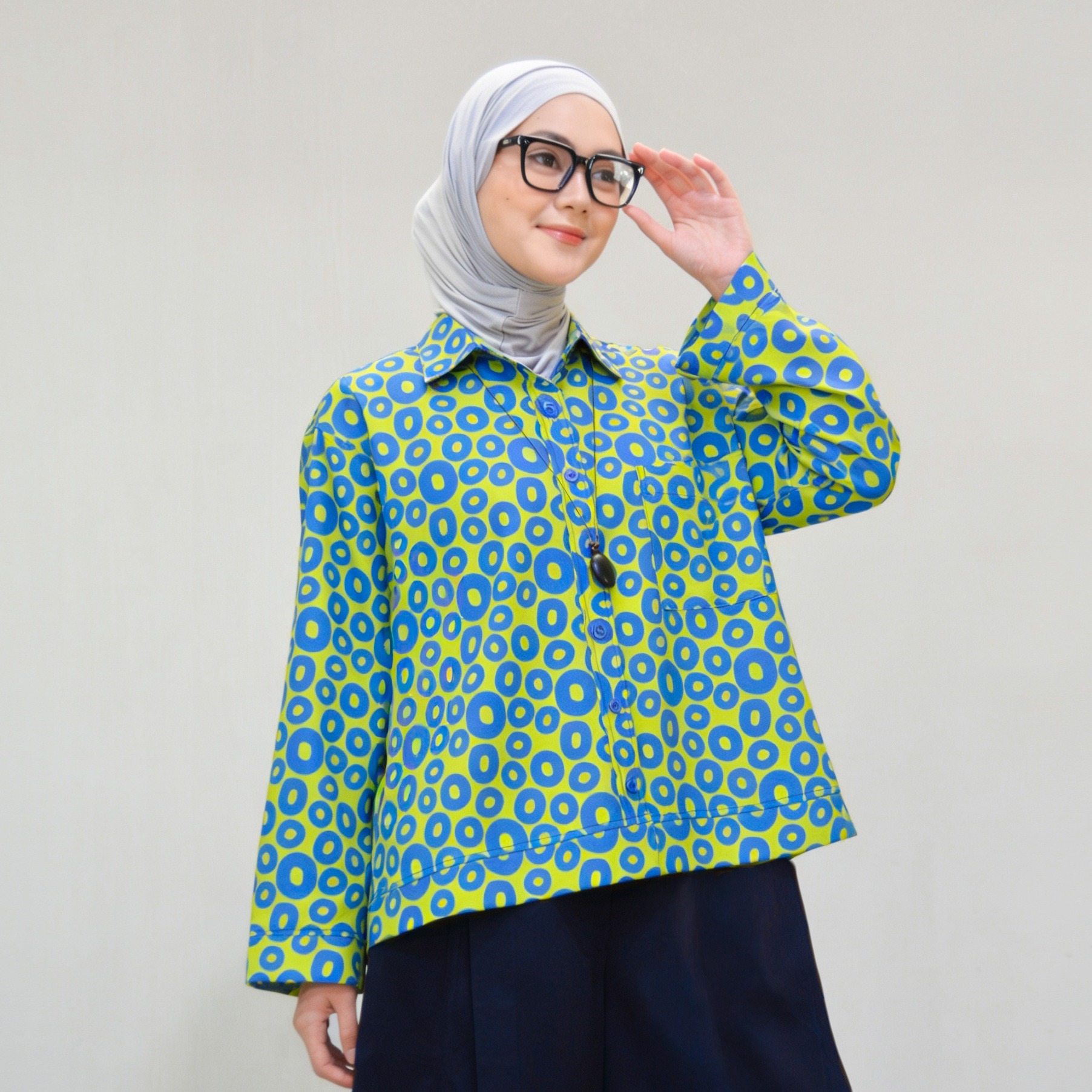 Boxy Printed Shirt Marui