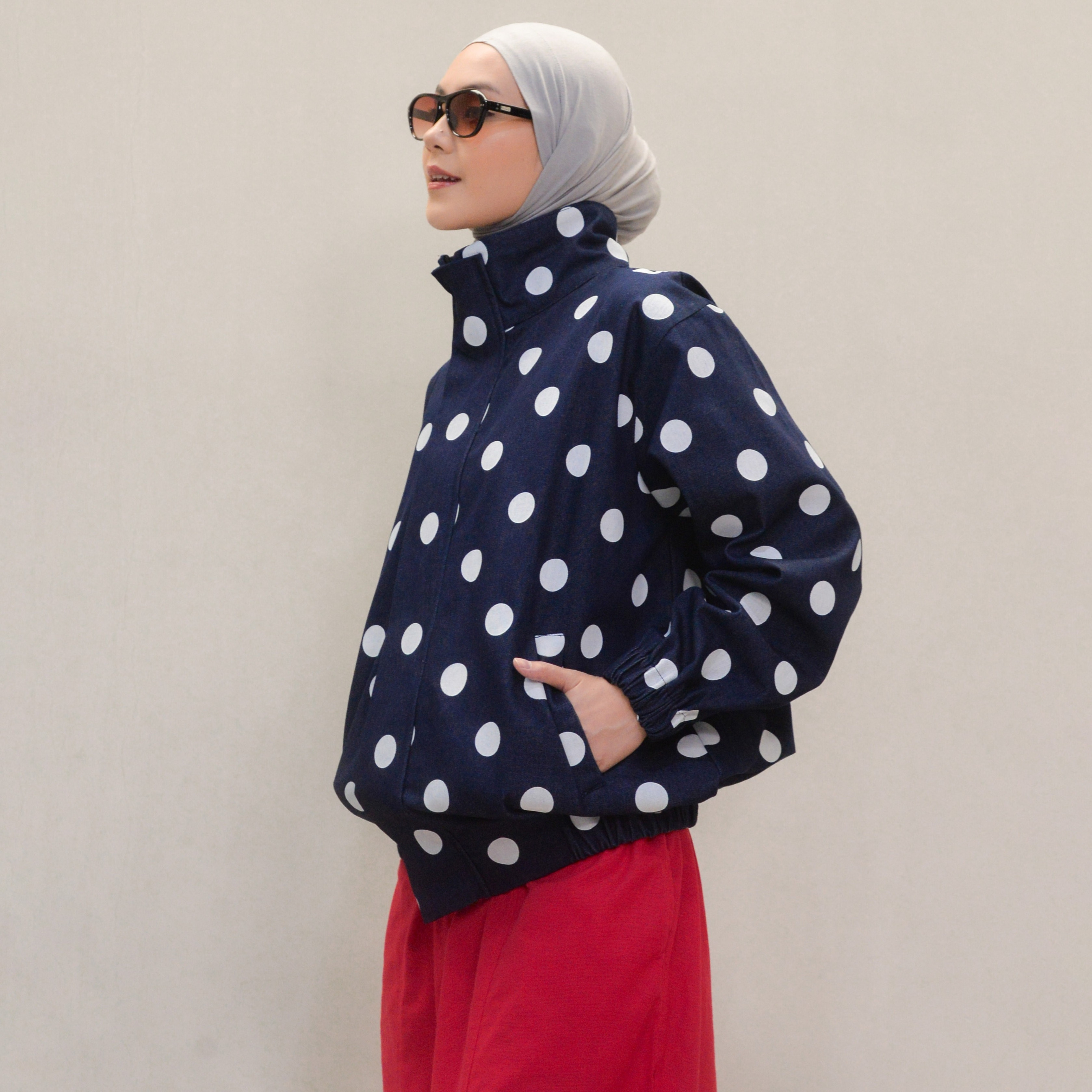 Denim Polka Outer