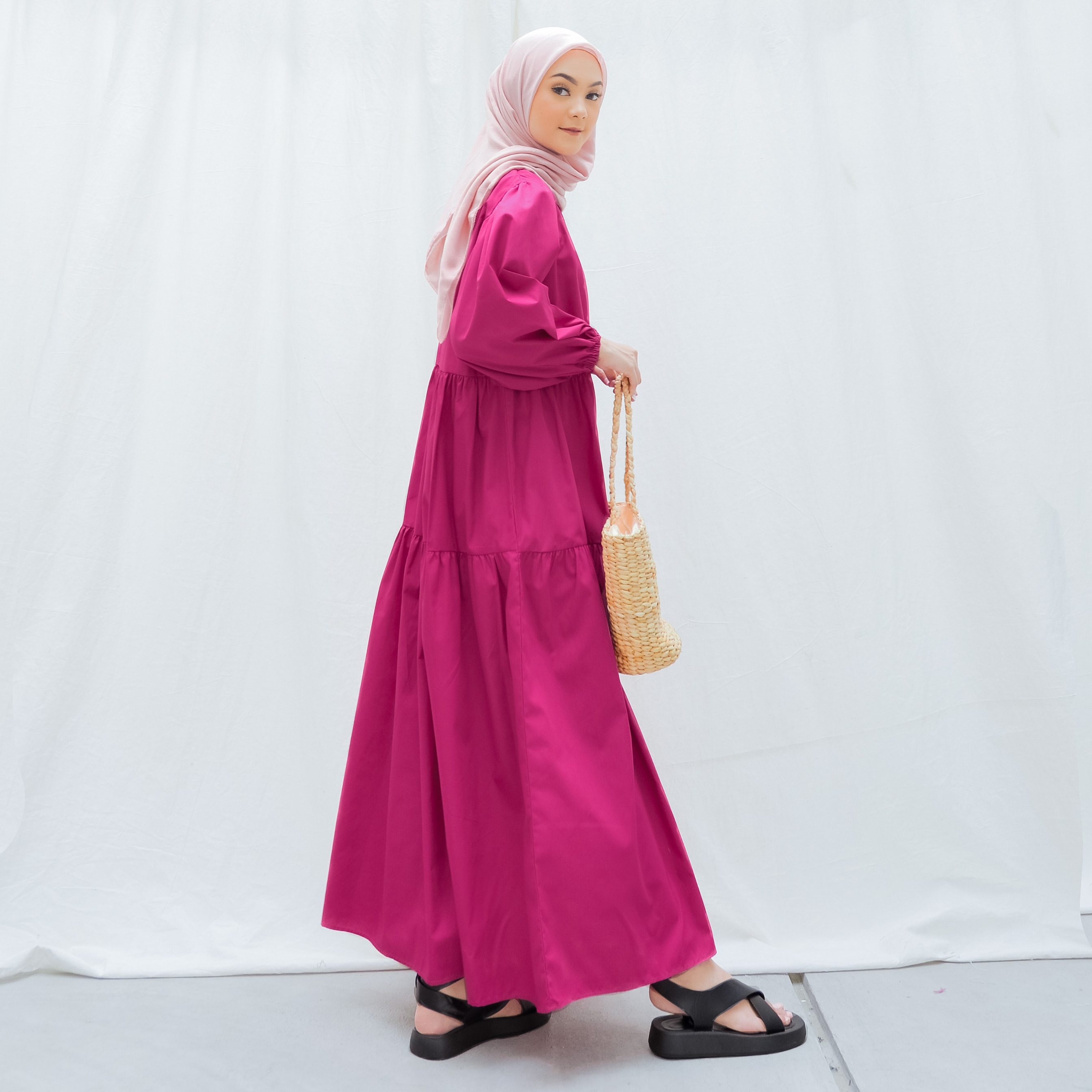 Rania Dress Fuschia