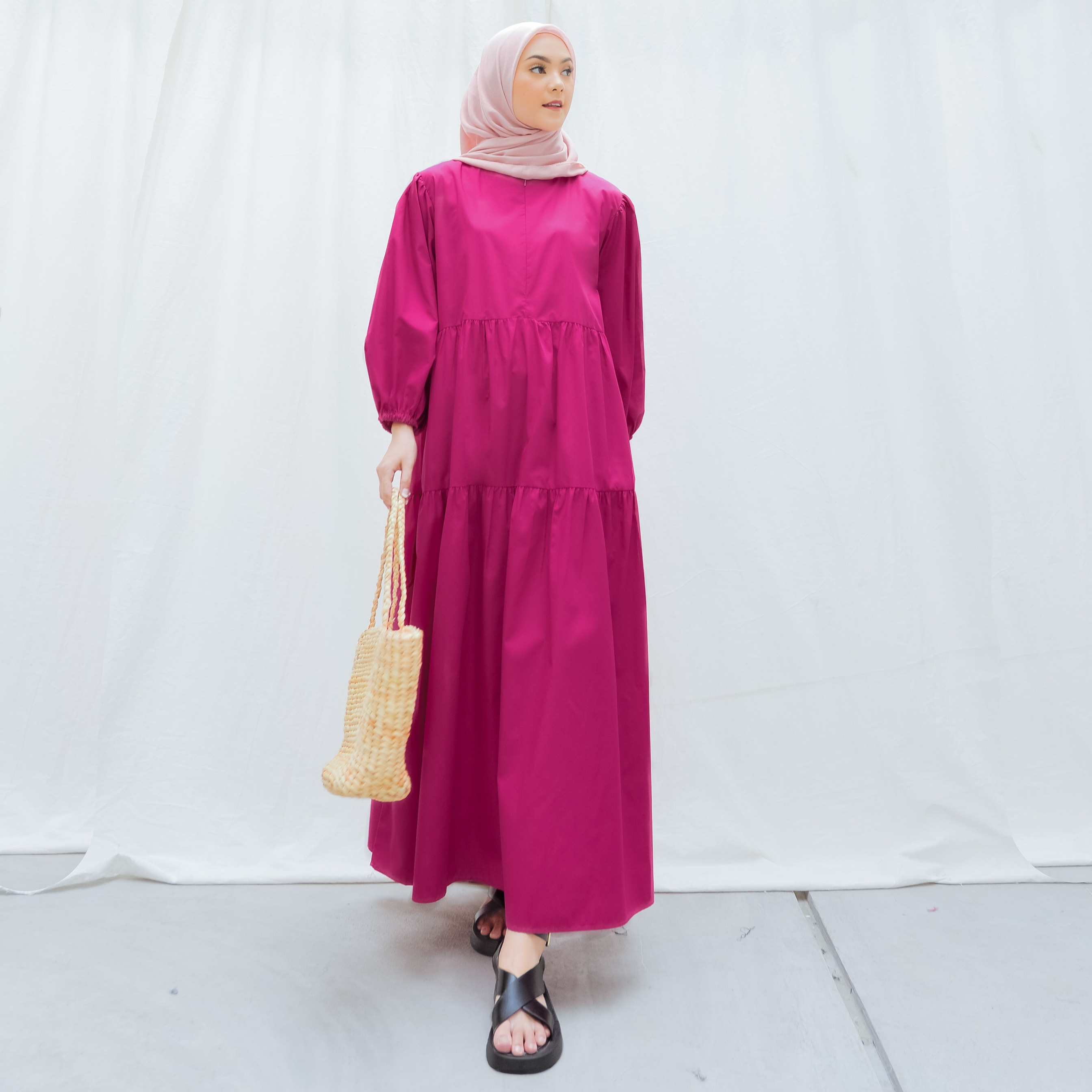 Rania Dress Fuschia
