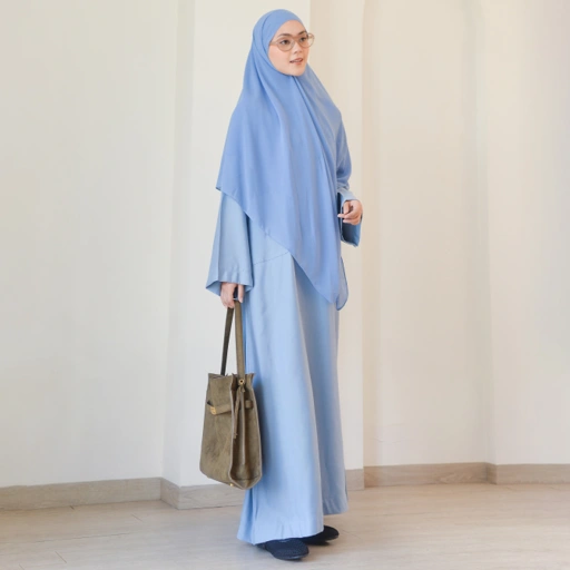 Image of Abaya Cupro BlueAiry