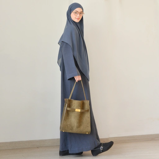 Image of Abaya Cupro Charcoal