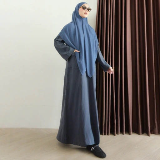 Image of Abaya Cupro Charcoal