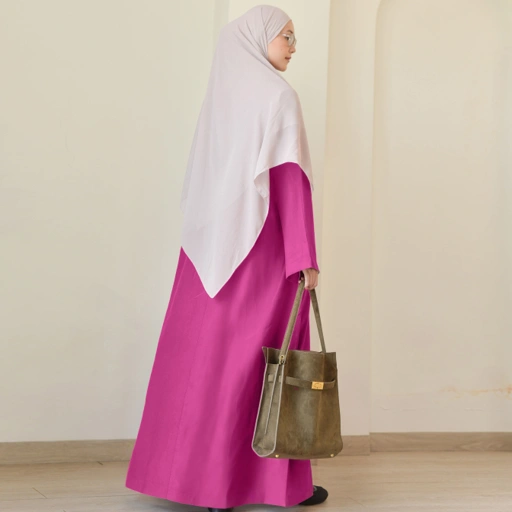 Image of Abaya Cupro Fuschia
