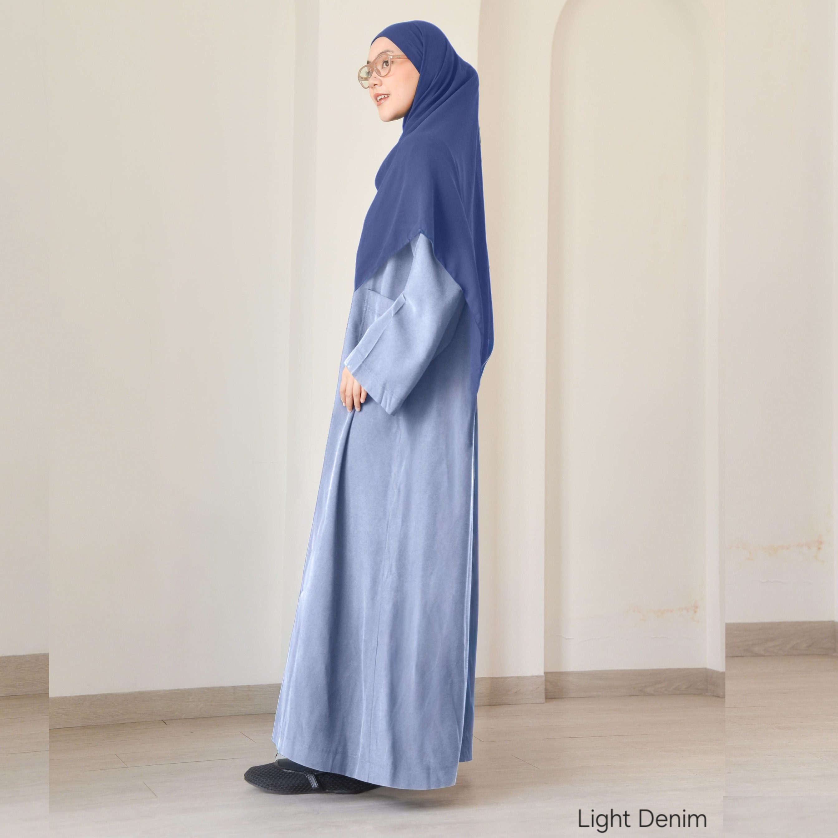 Abaya Cupro LightDenim