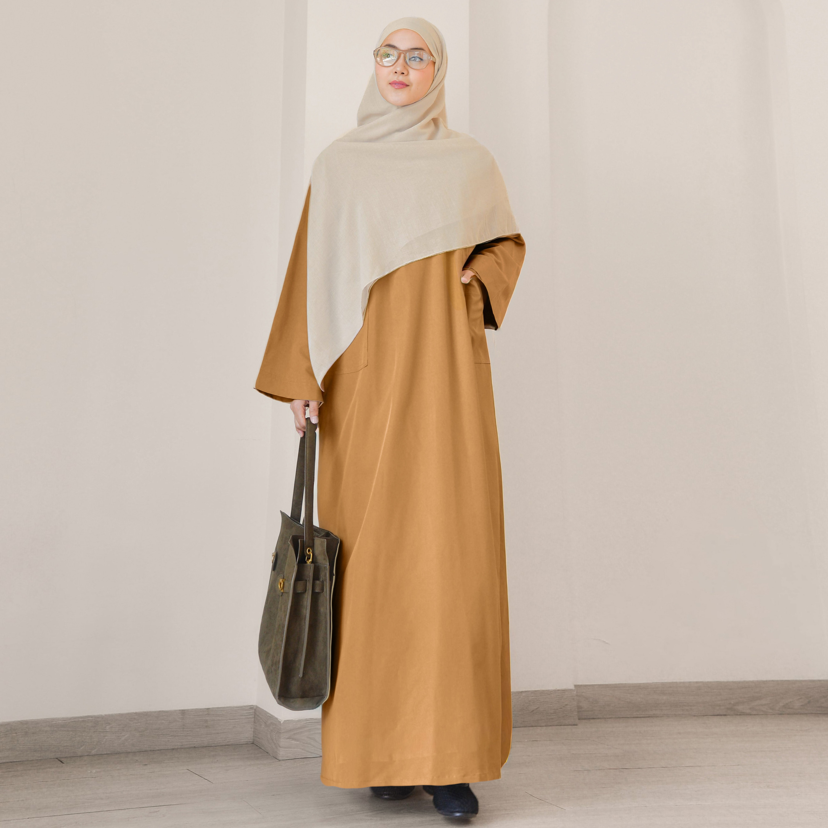 Abaya Cupro Turmeric