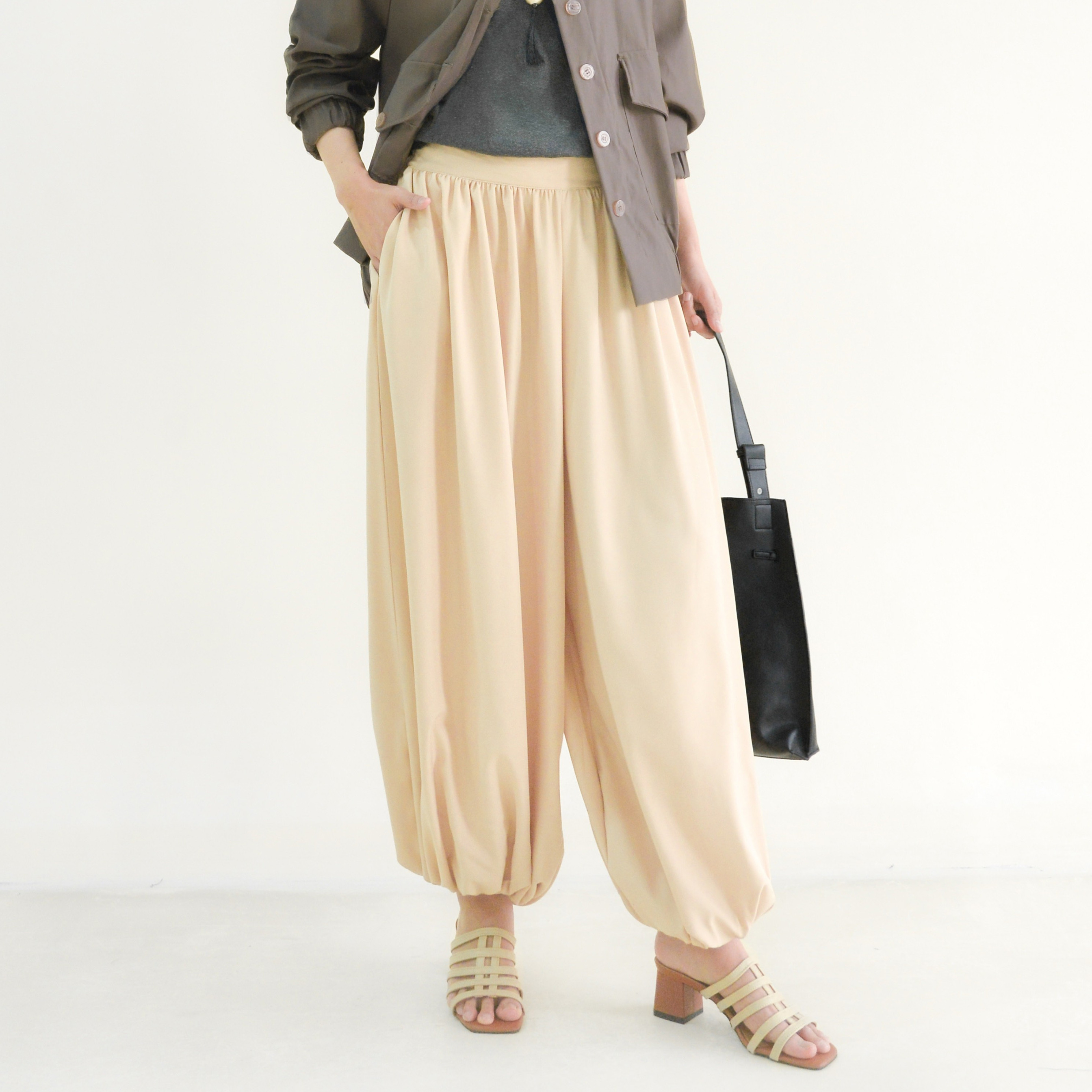 Balloon Pants WheatCream
