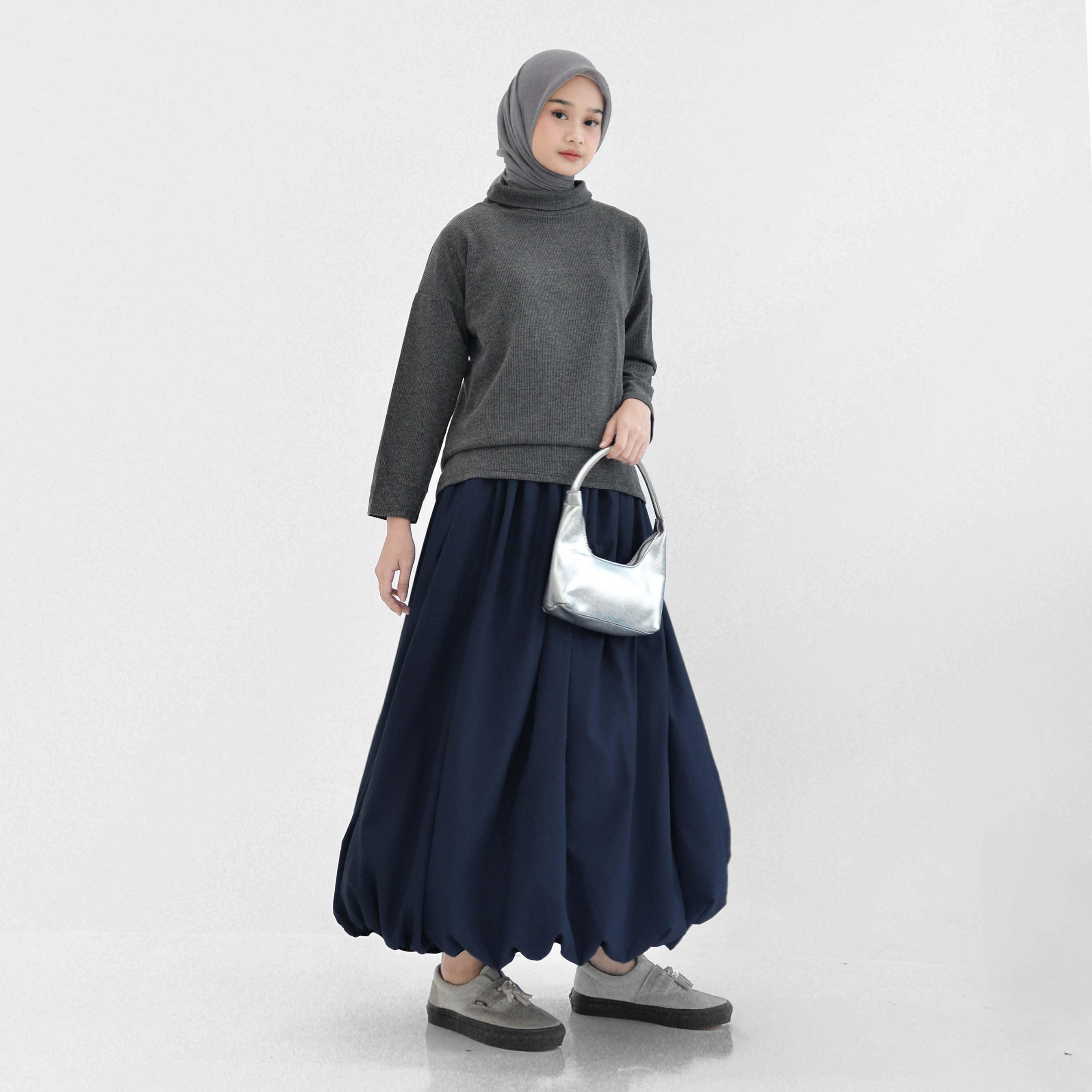Balloon Skirt Navy