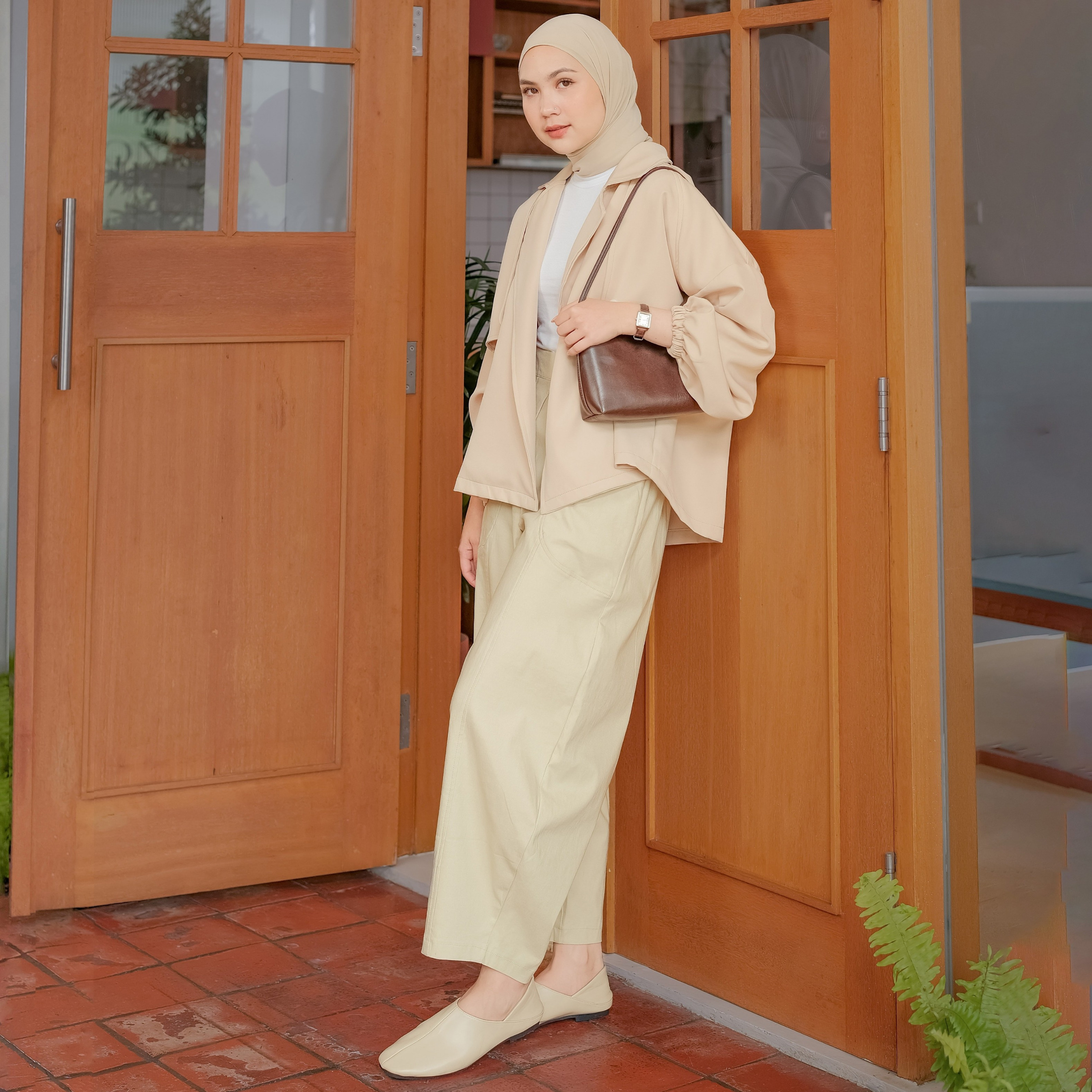 Barrel Jeans Cream