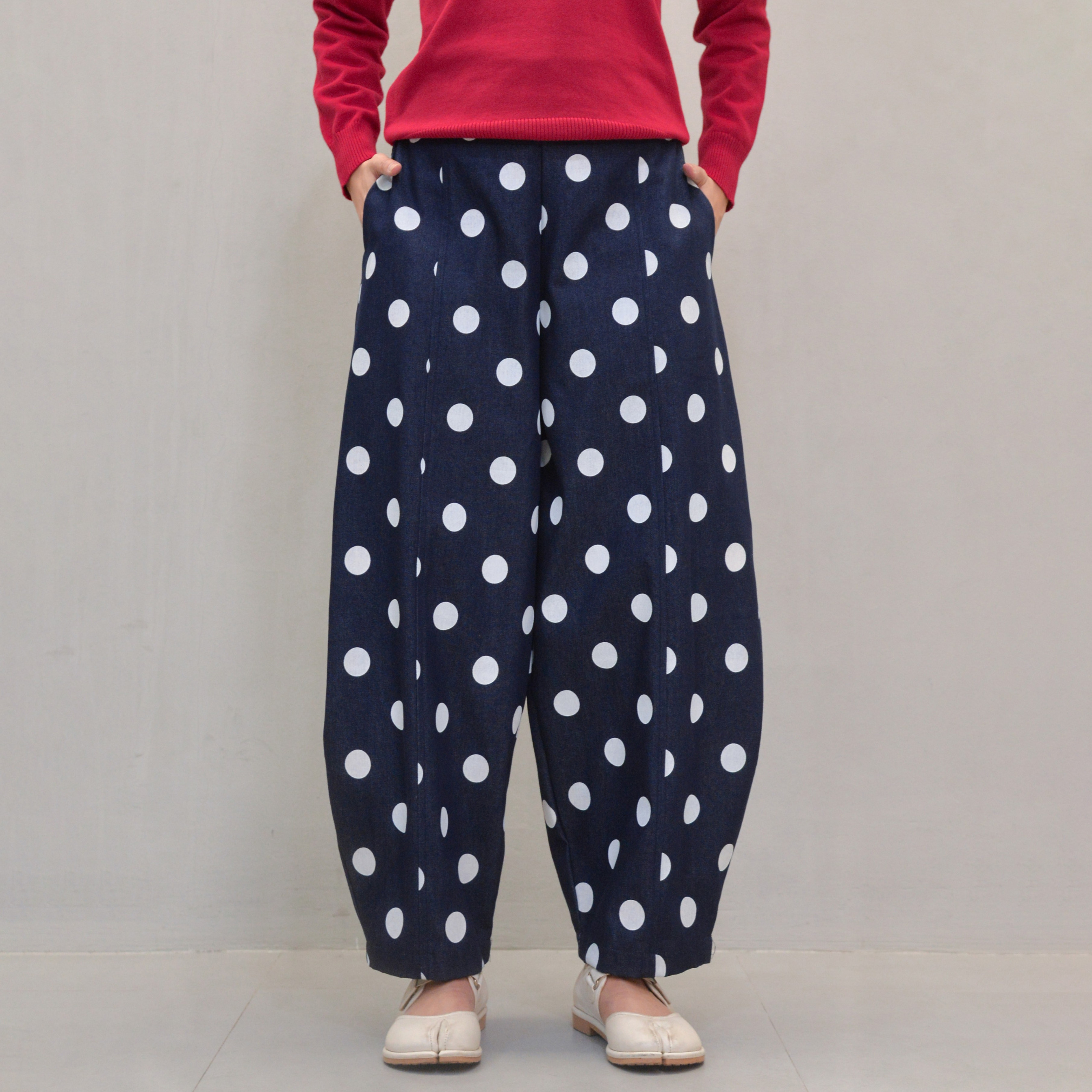 Barrel Pants PolkaDenim