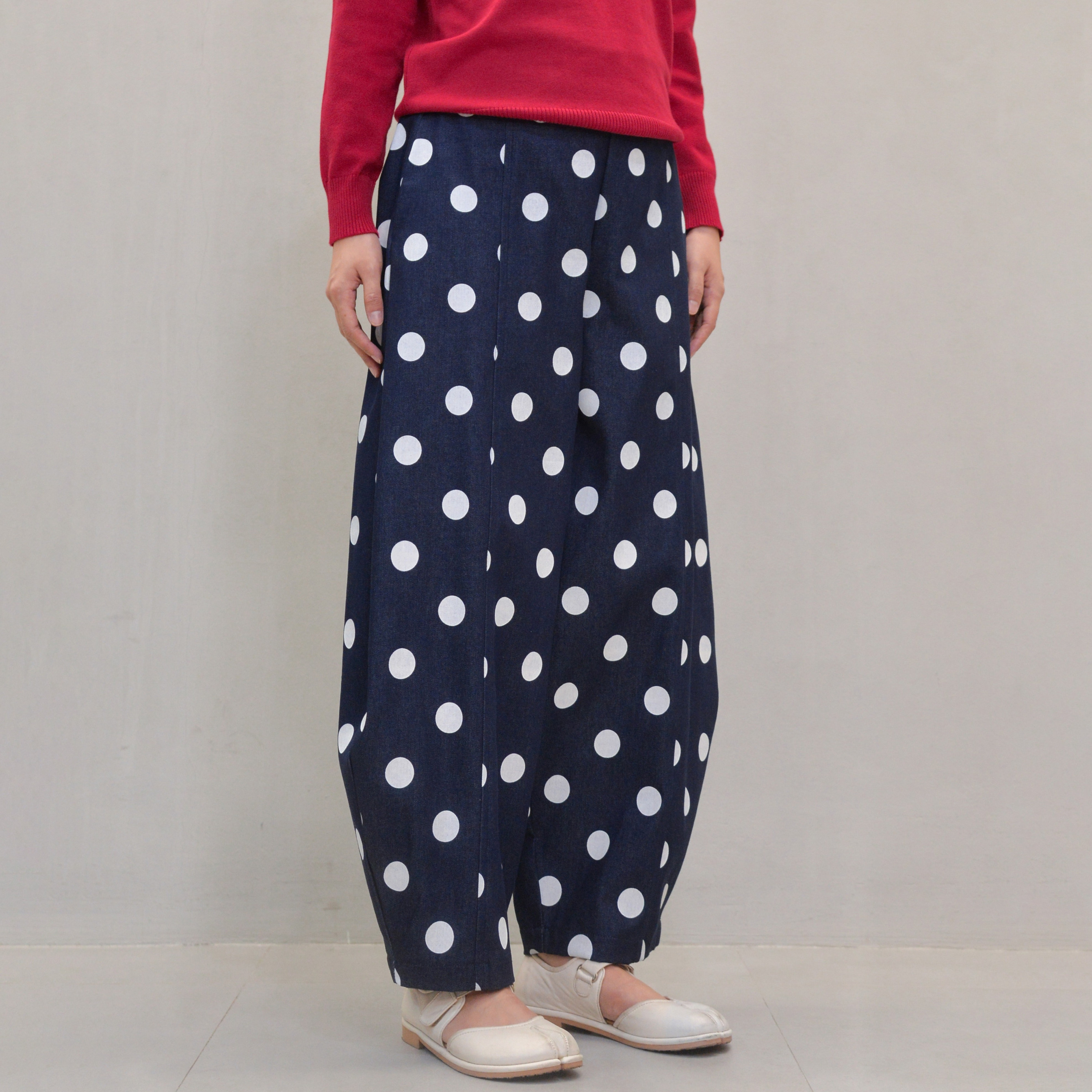 Barrel Pants PolkaDenim