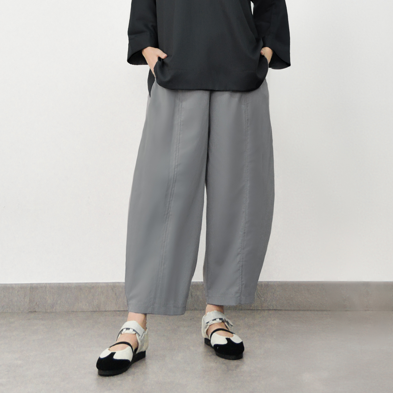 Barrel Pants SteelGrey