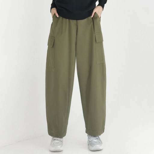 Image of Barrel Pants Cargo Army