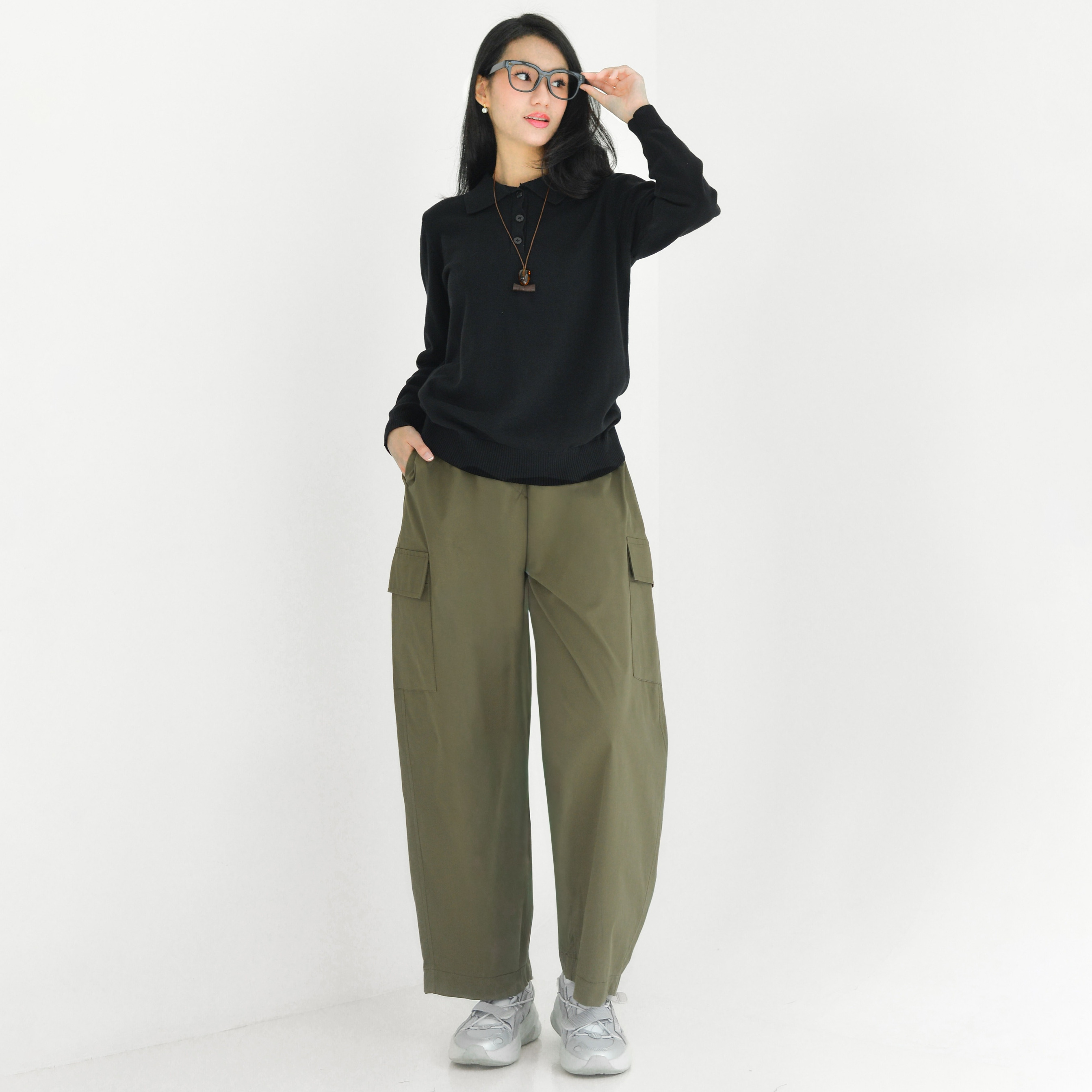 Barrel Pants Cargo Army