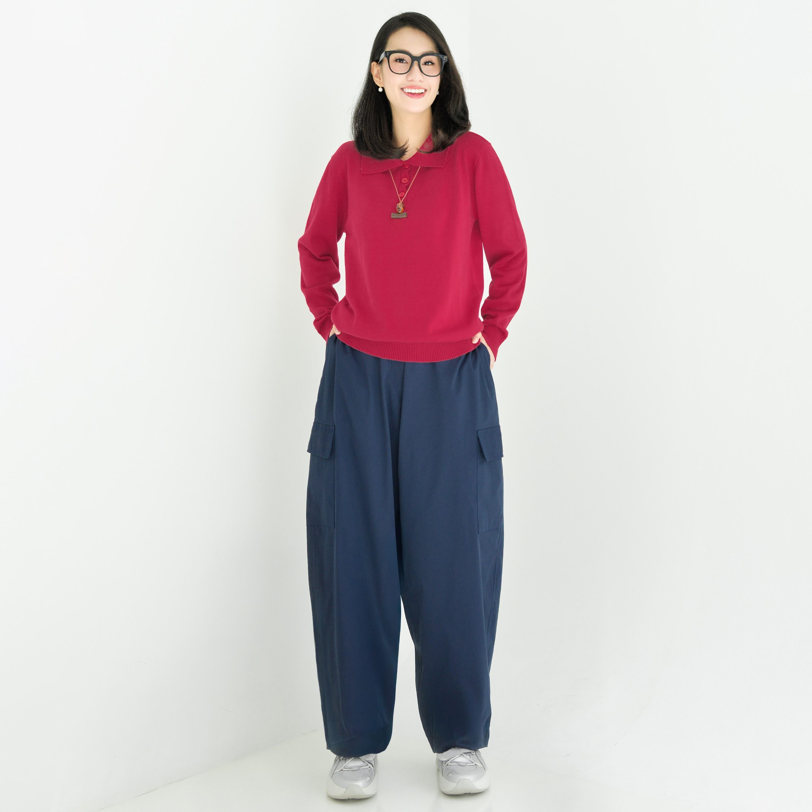 Barrel Pants Cargo BlueNavy