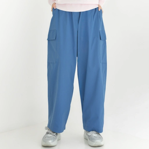 Image of Barrel Pants Cargo Denim