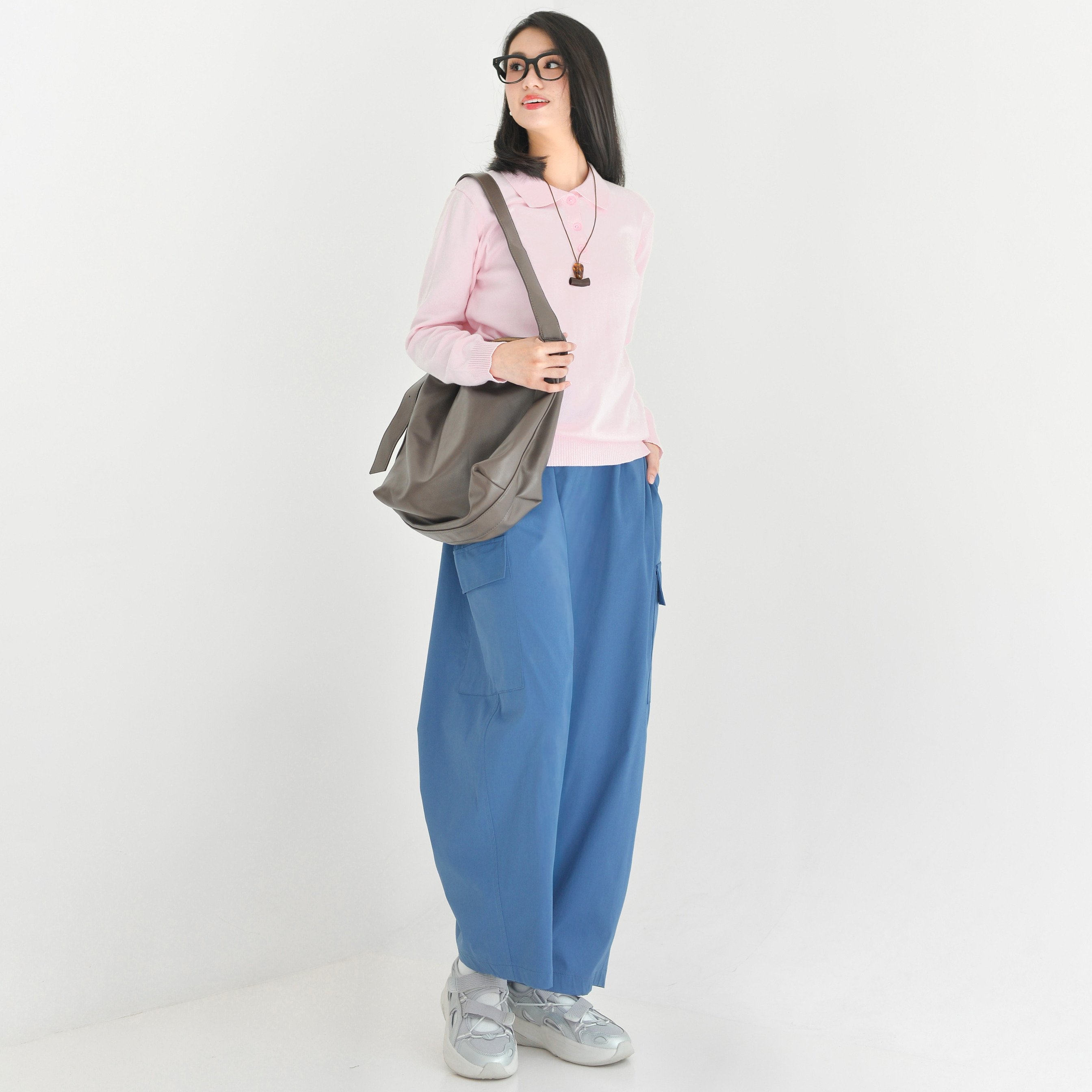 Barrel Pants Cargo Denim