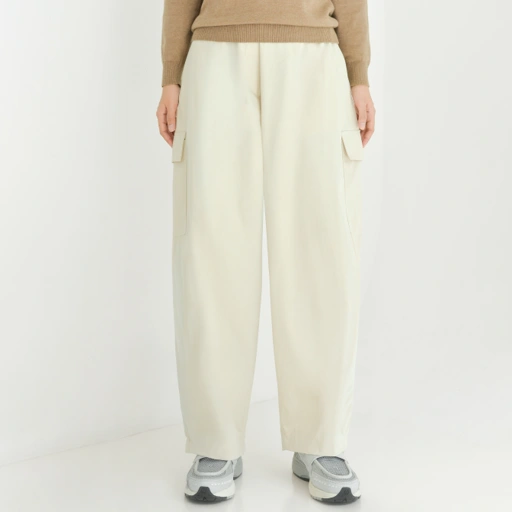 Image of Barrel Pants Cargo Ivory