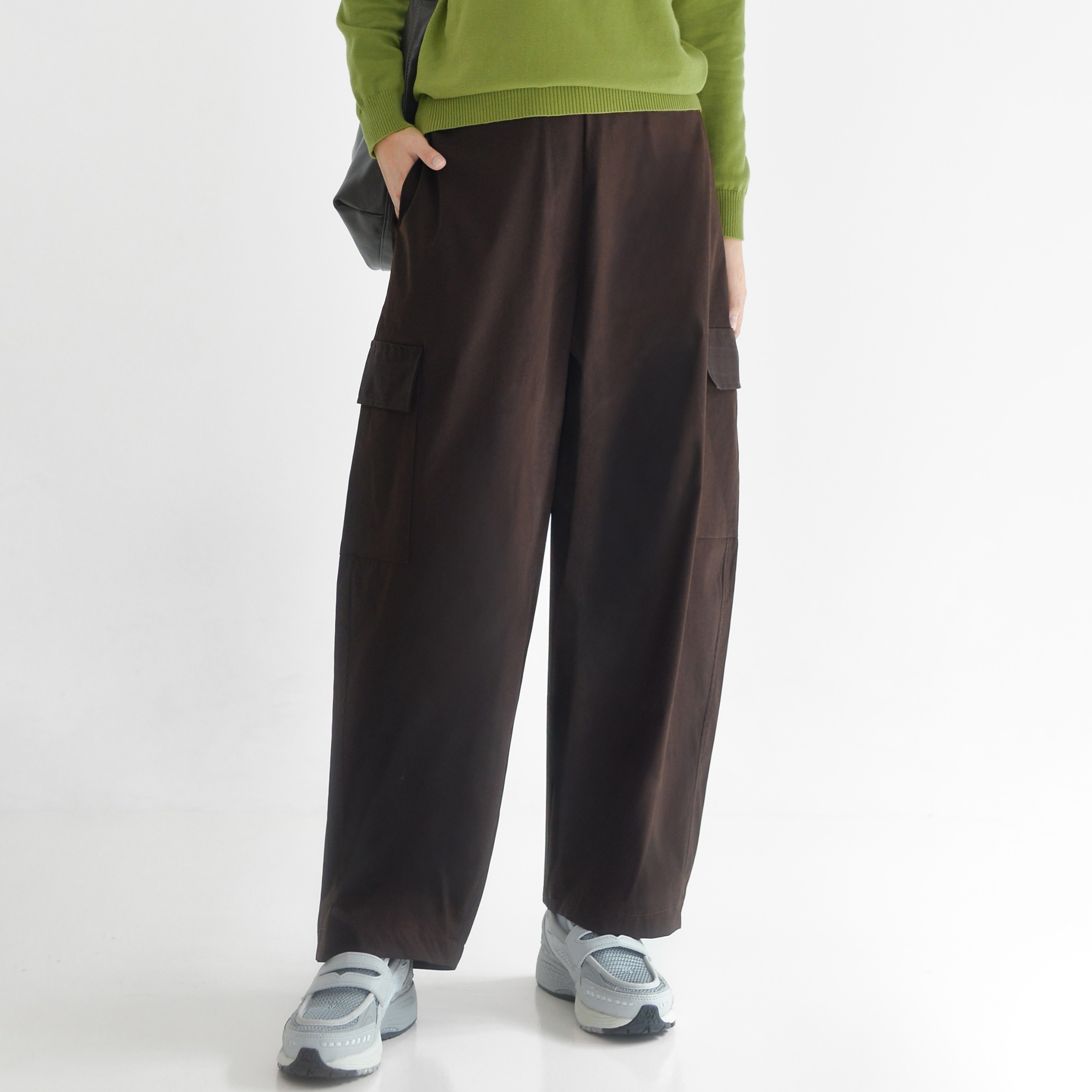 Barrel Pants Cargo Mahogany