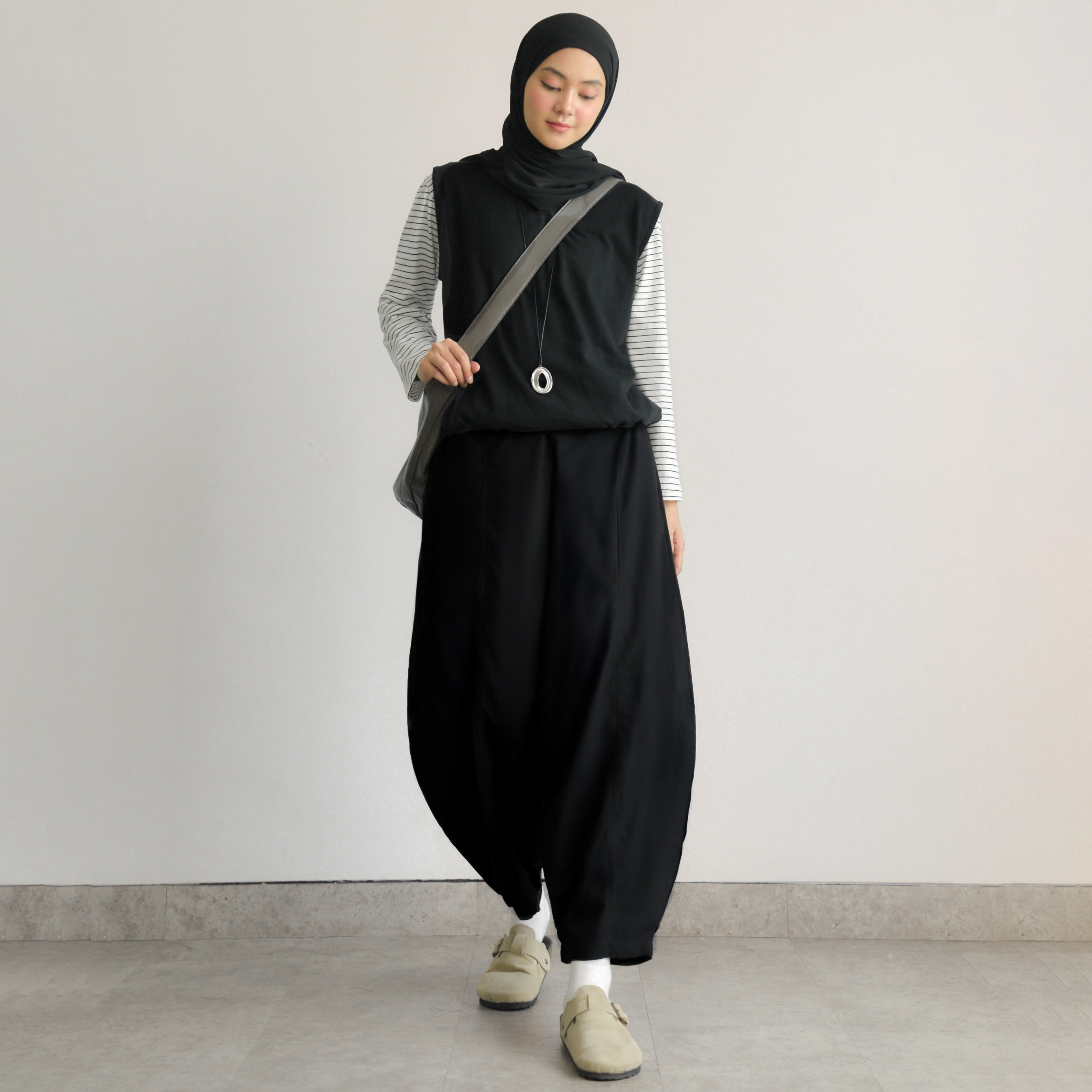 Barrel Pants JetBlack