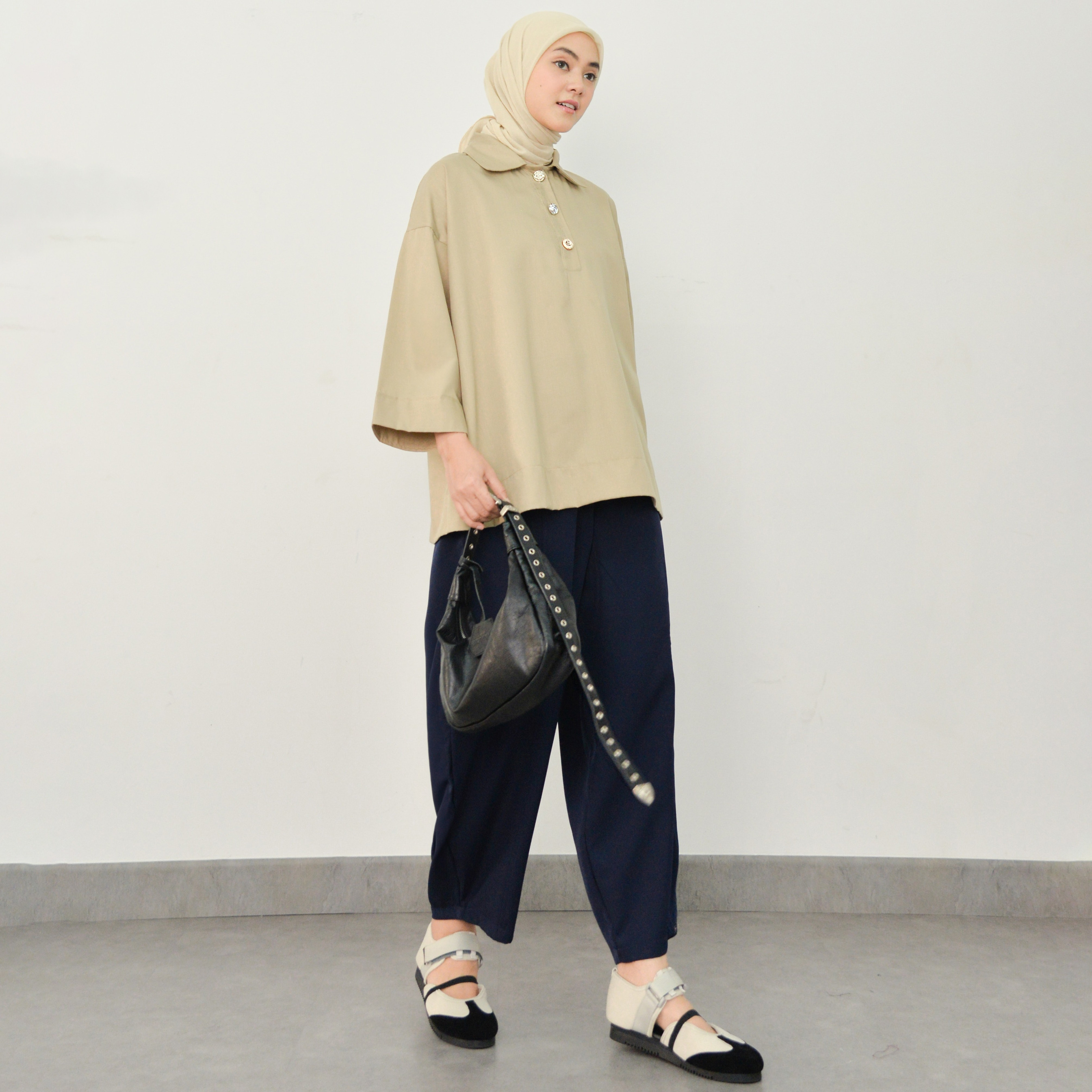Barrel Pants Navy