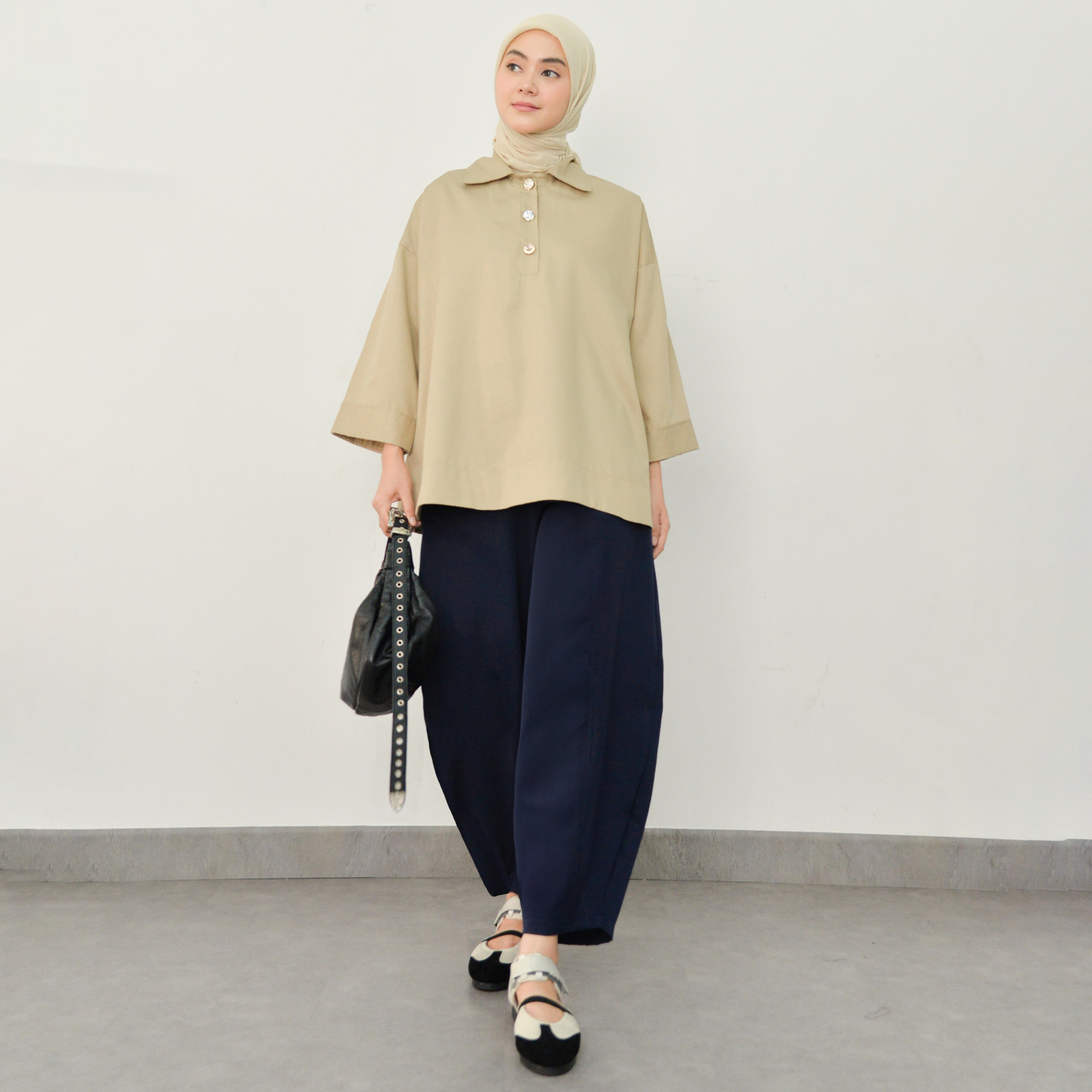 Barrel Pants Navy