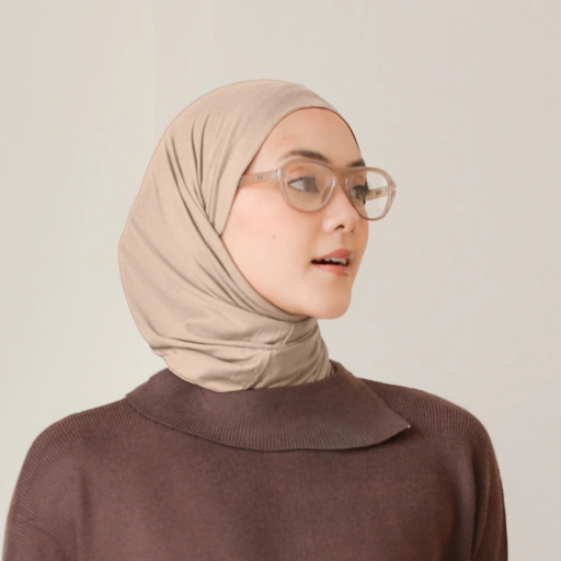Image of Bergo Instan Khaki