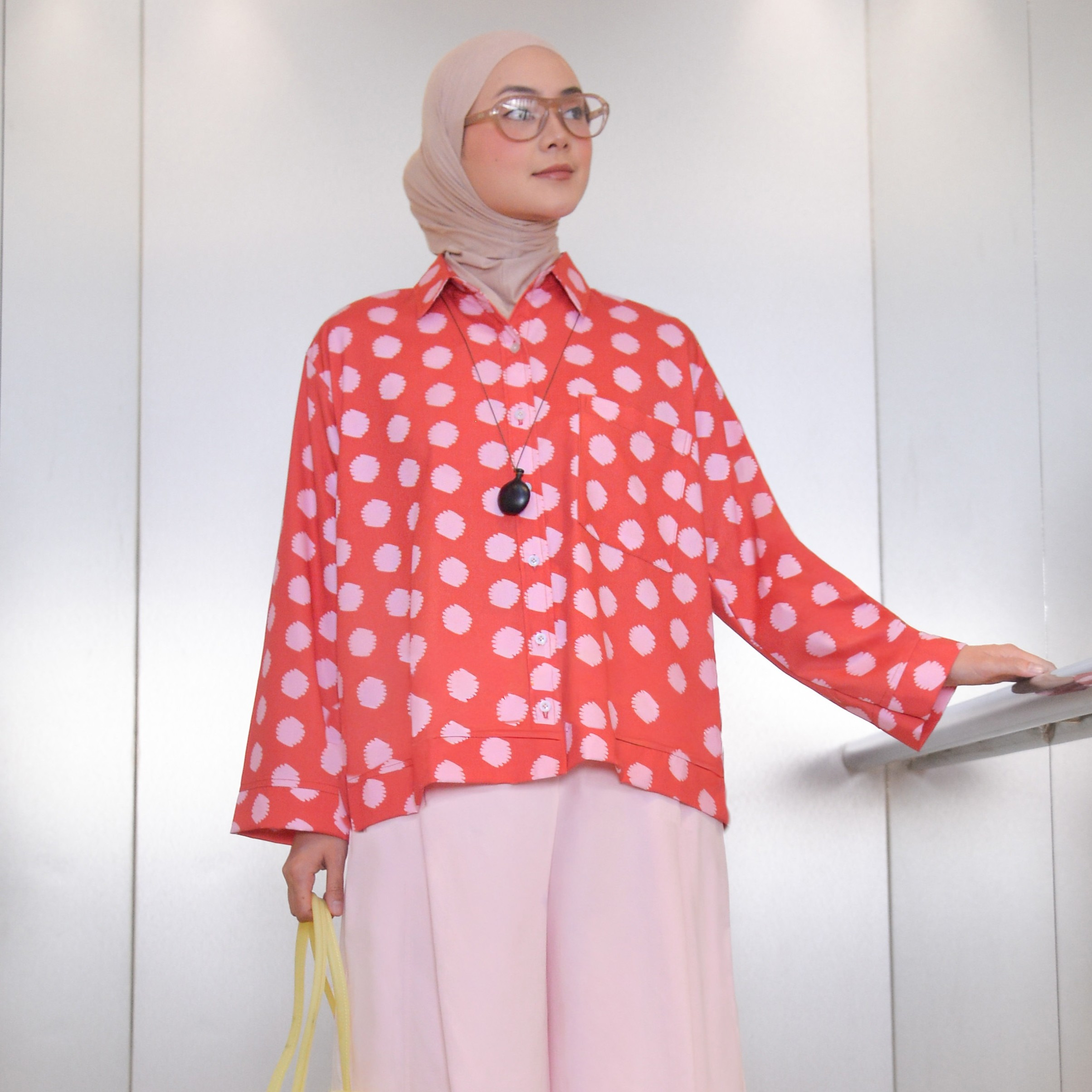 Boxy Printed Shirt Maru