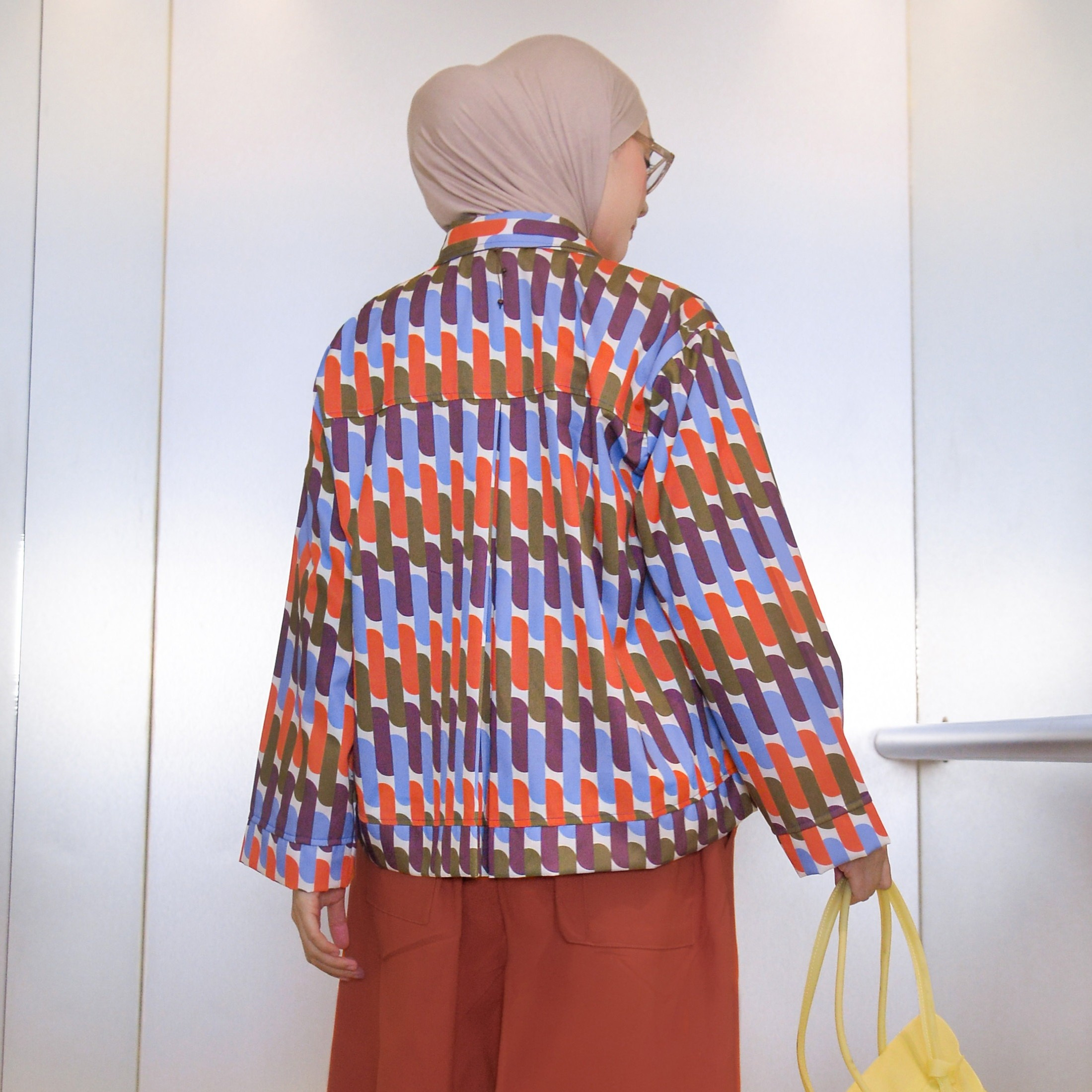 Boxy Printed Shirt Vintage