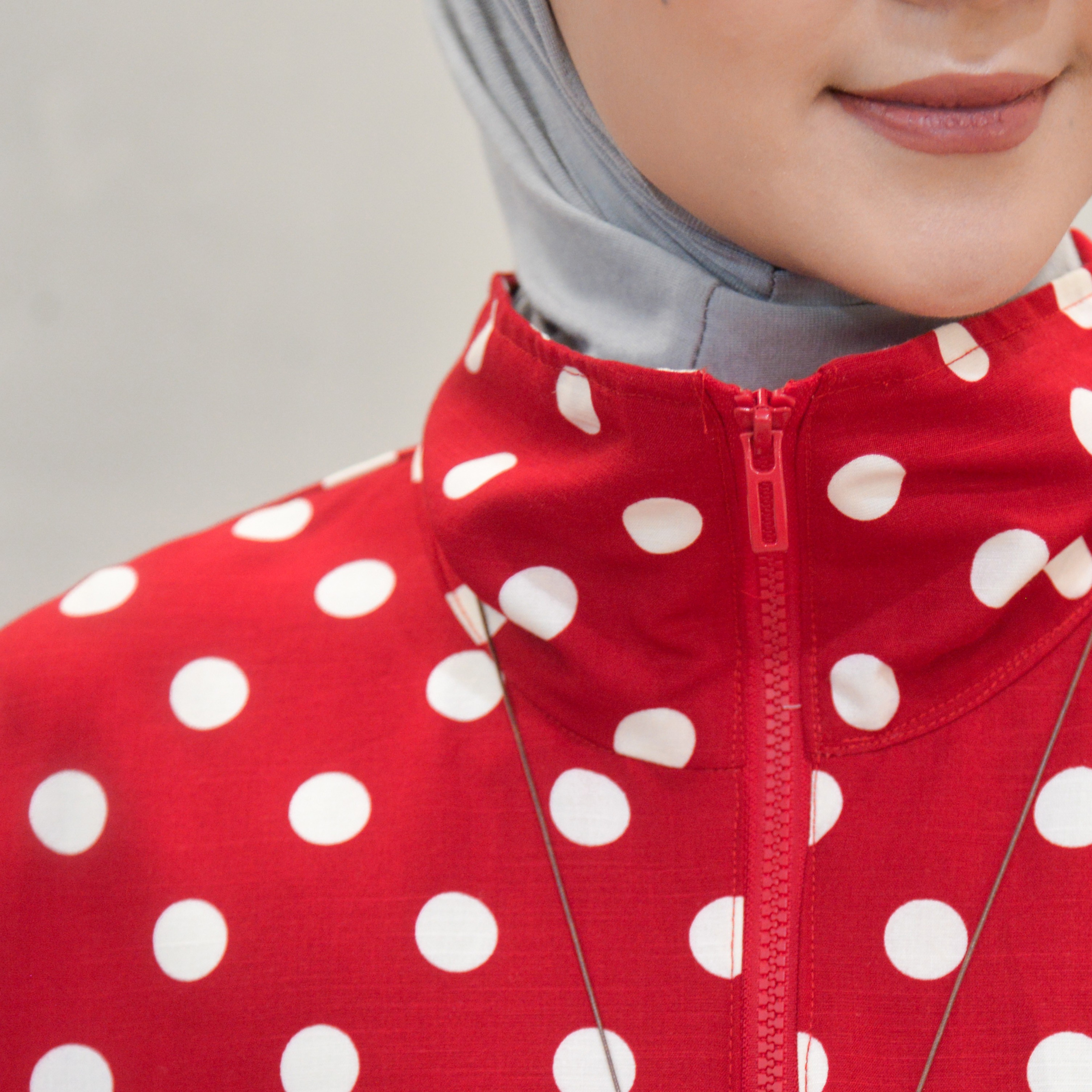 Chilla Blouse RedPolka